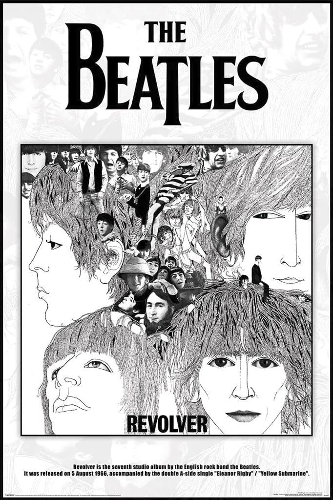 THE BEATLES Revolver Album Cover - 24&quot;x36&quot; Poster