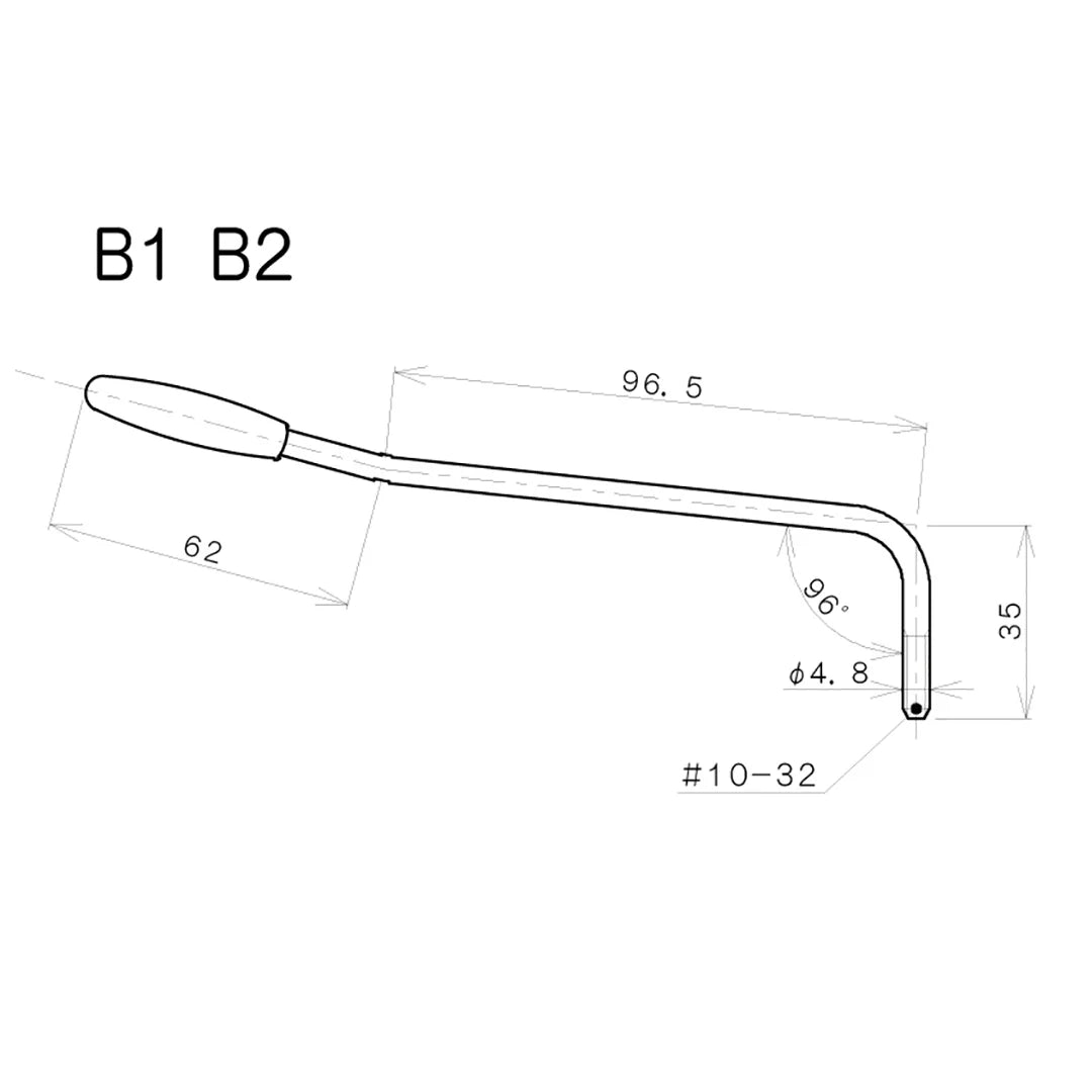 Allparts BP-0017-002 Gotoh US 10-32 Tremolo Arm - Gold