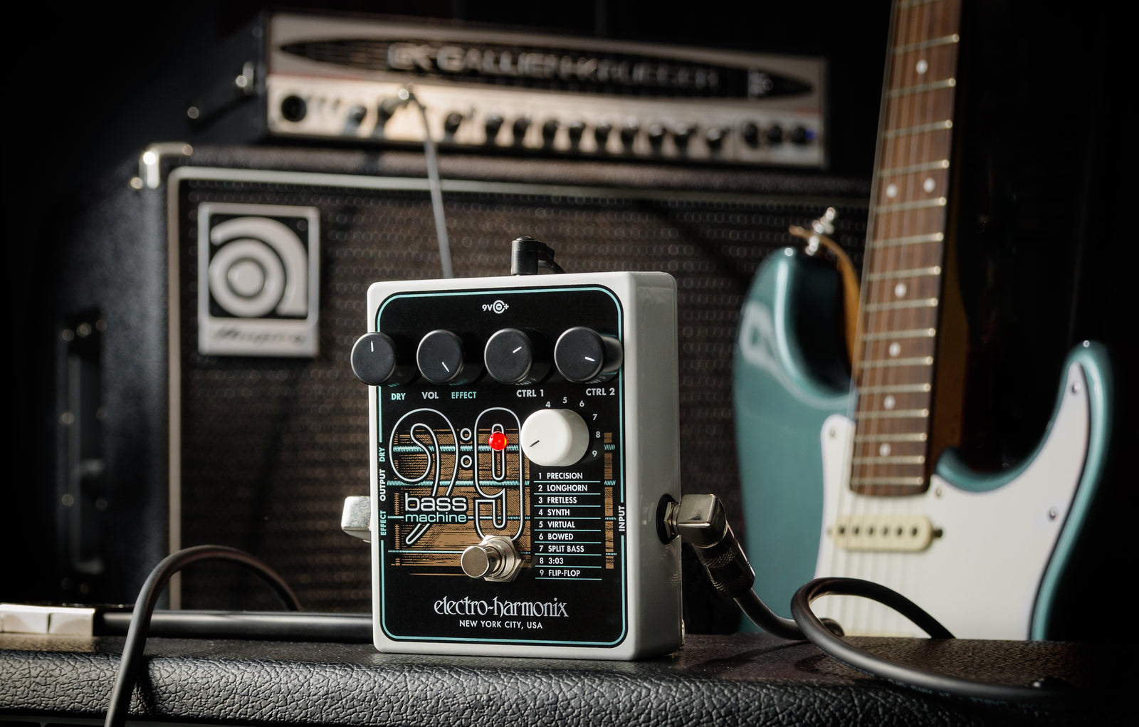 Electro-Harmonix Bass9 Bass Machine Pedal