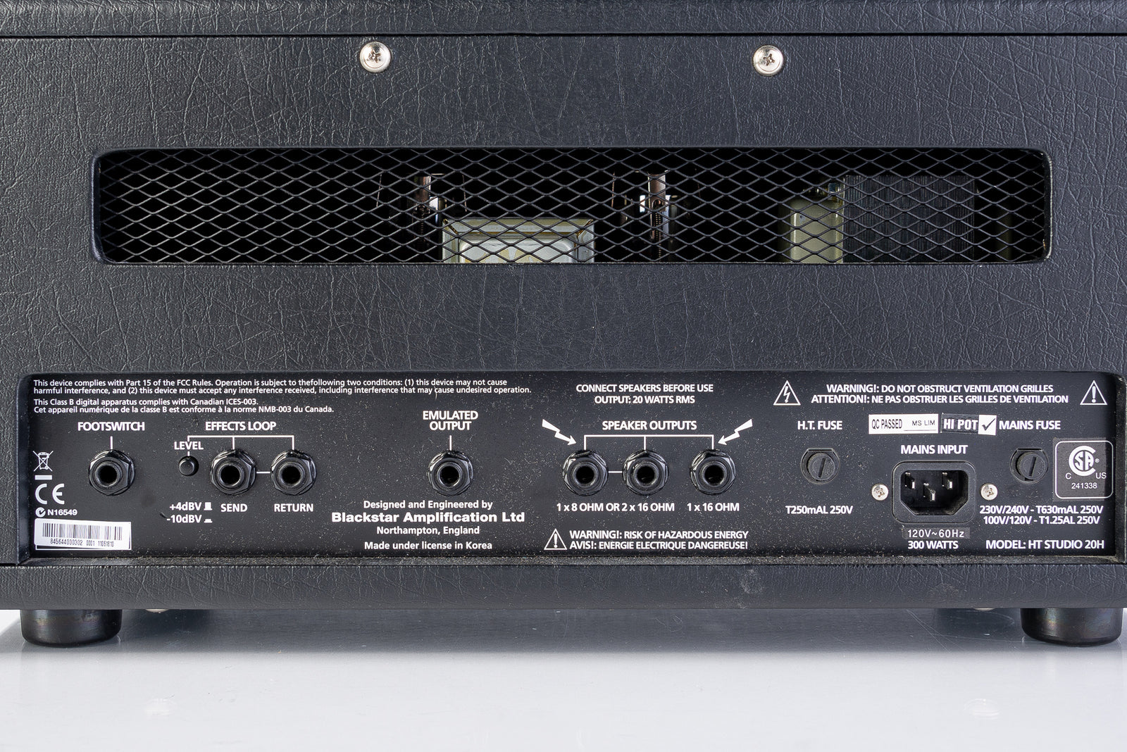 USED Blackstar HT 20 Studio Amplifier Head