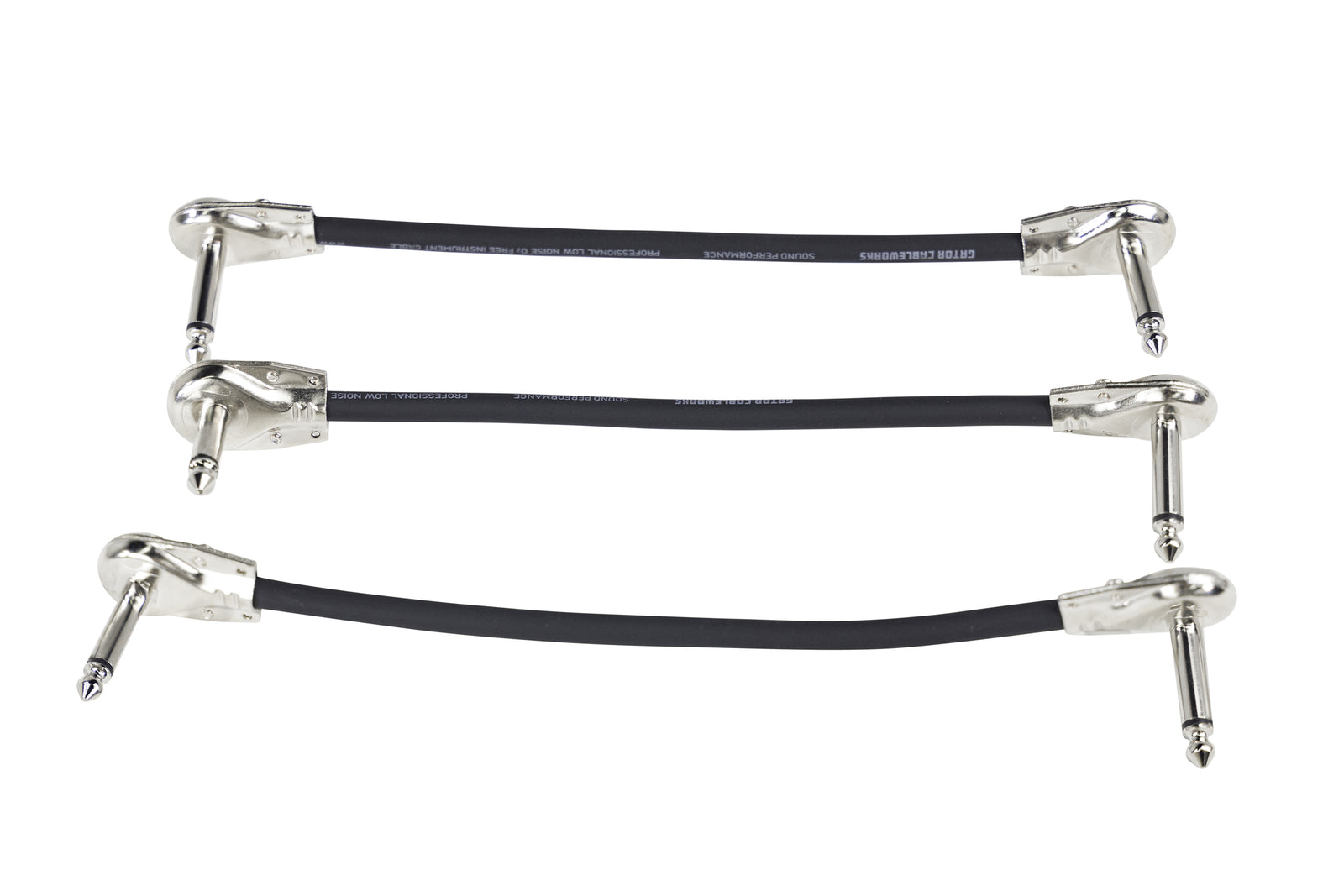 Gator GCWB-INS-6INRA3PK Patch Cable Right Angle to Right Angle Pack of 3 - 6"