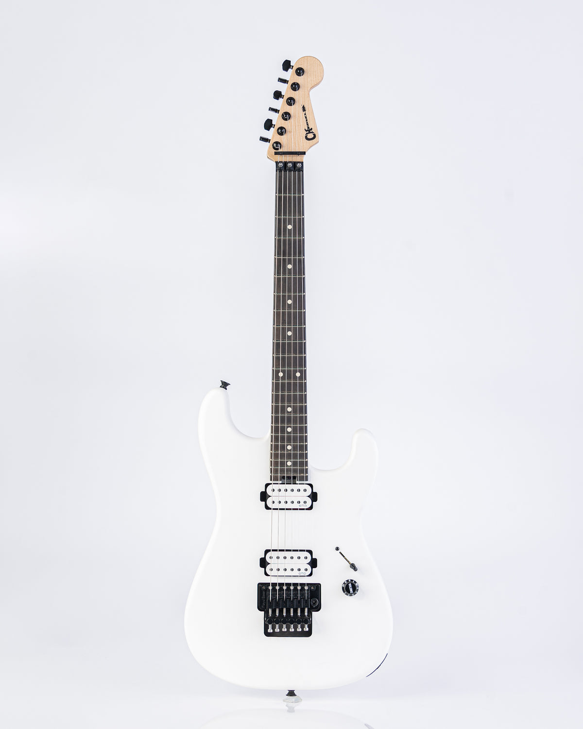 Charvel Jim Root Signature Pro-Mod San Dimas Style 1 HH FR with Ebony Fingerboard - Satin White