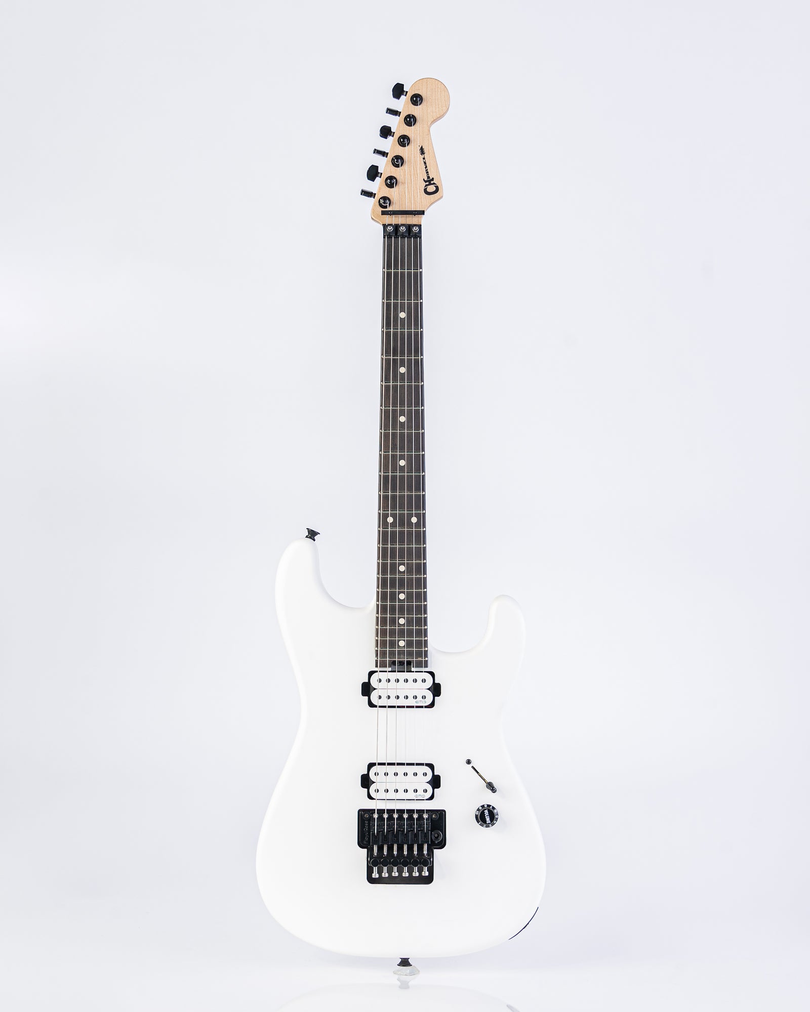 Charvel Jim Root Signature Pro-Mod San Dimas Style 1 HH FR with Ebony Fingerboard - Satin White