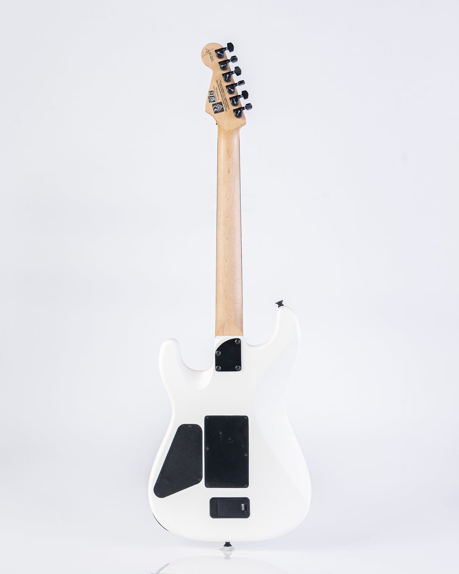 Charvel Jim Root Signature Pro-Mod San Dimas Style 1 HH FR with Ebony Fingerboard - Satin White