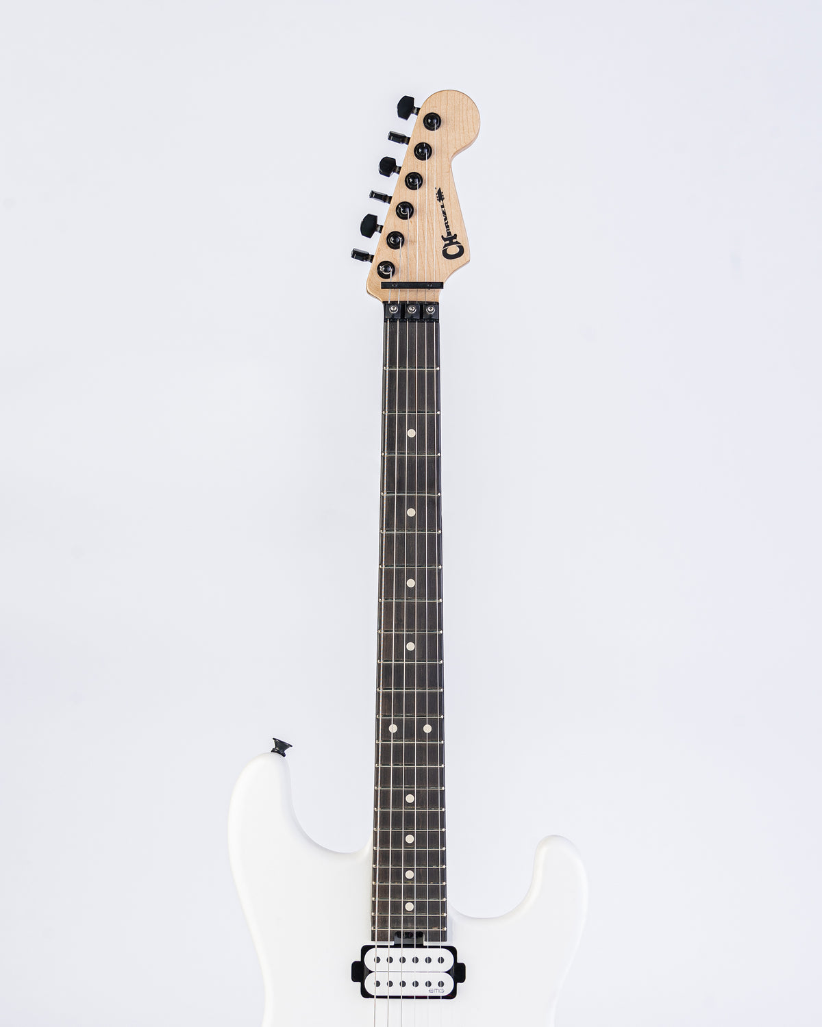 Charvel Jim Root Signature Pro-Mod San Dimas Style 1 HH FR with Ebony Fingerboard - Satin White