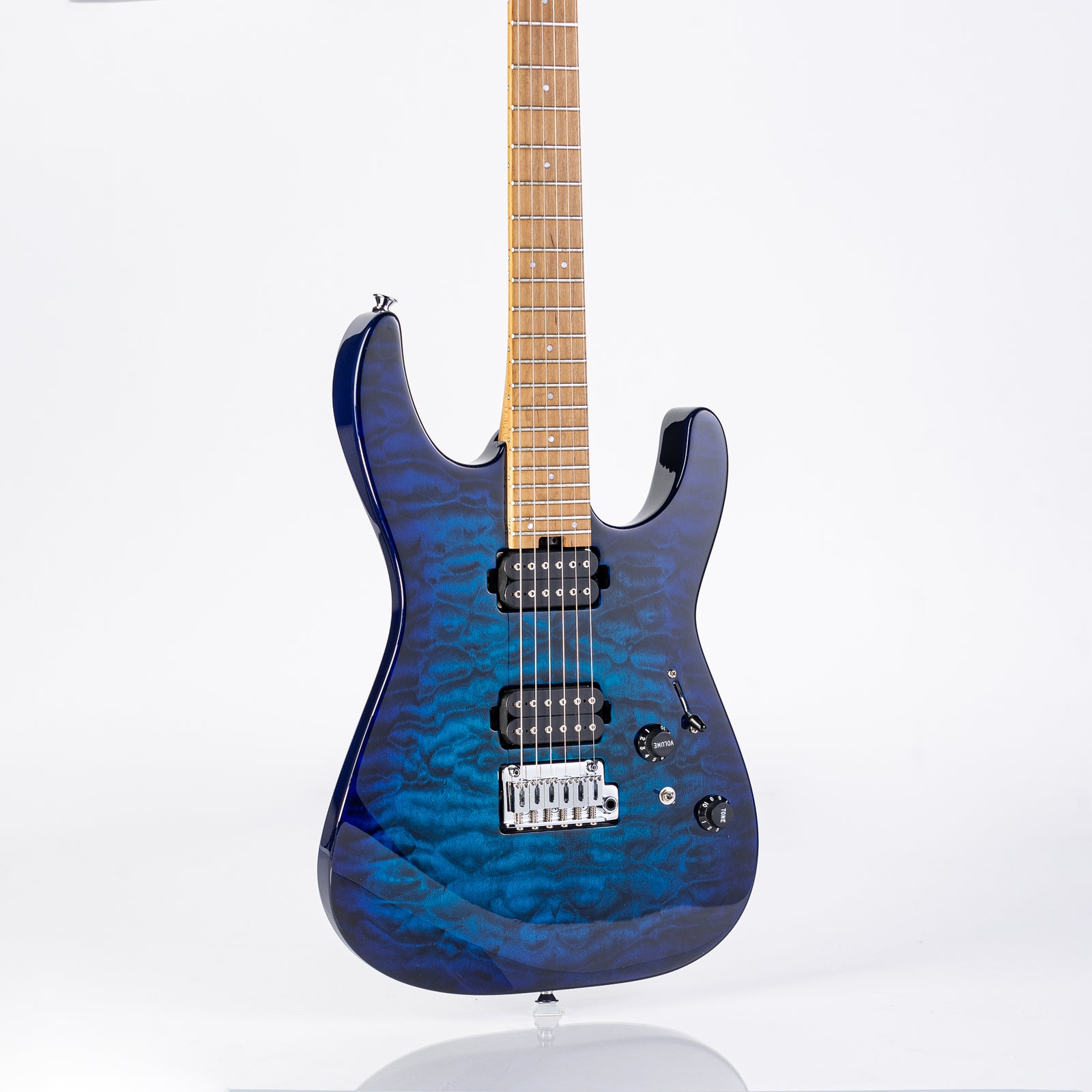 USED Charvel Pro-Mod DK24 HH 2pt with Carmelized Maple Fingerboard - Chlorine Burst