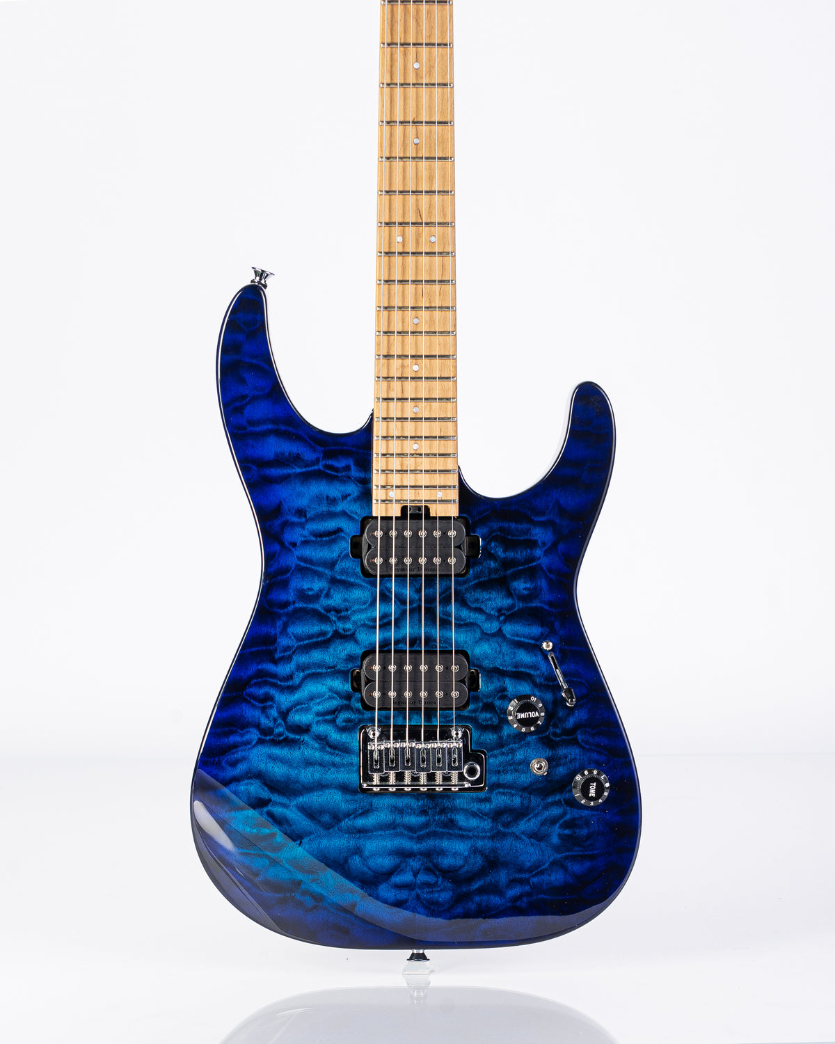 USED Charvel Pro-Mod DK24 HH 2pt with Carmelized Maple Fingerboard - Chlorine Burst