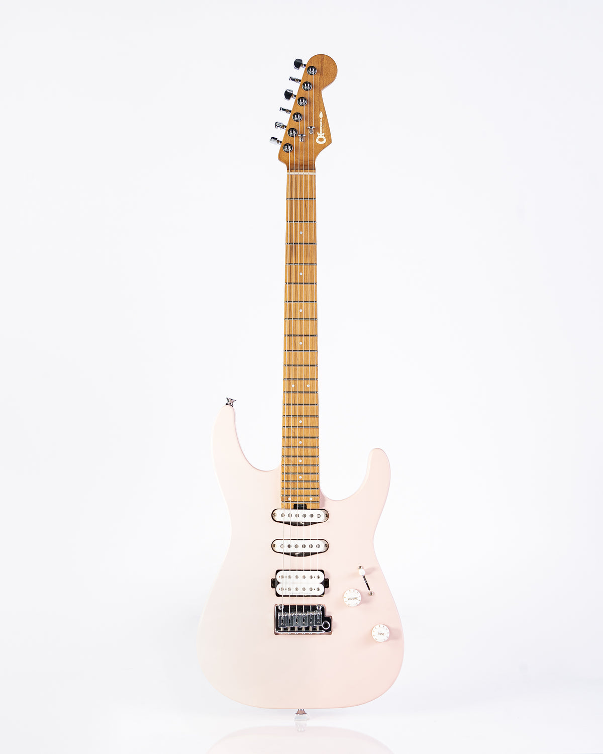 USED Charvel PRO-MOD DK24 HSS 2PT CM Electric Guitar - Shell Pink