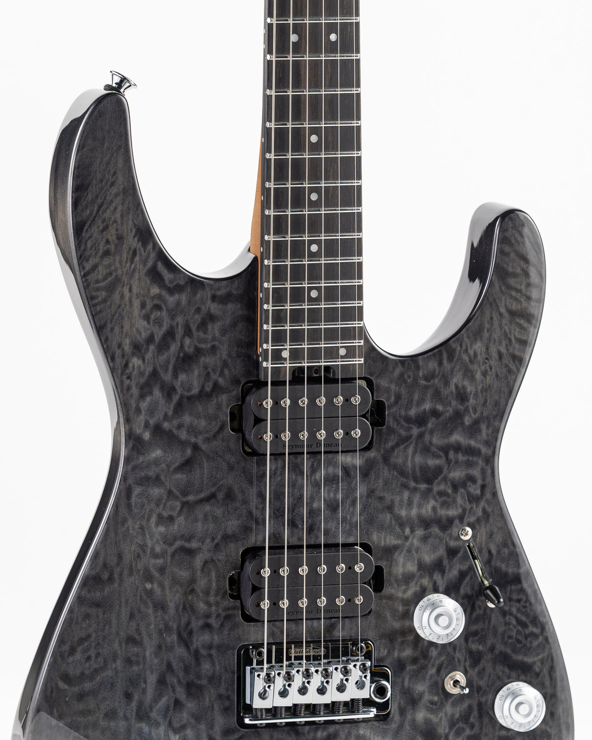 Charvel Pro-Mod Plus Dinky DK24 HH 2PT E QM Electric Guitar - Midnight Ocean