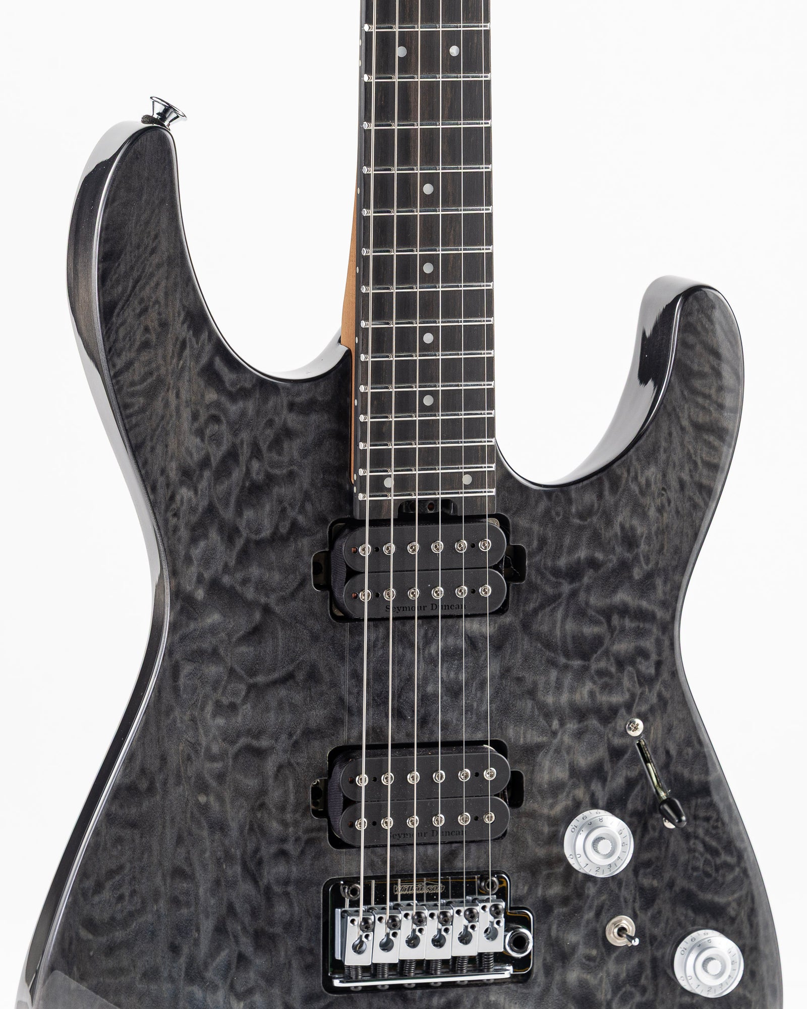 Charvel Pro-Mod Plus Dinky DK24 HH 2PT E QM Electric Guitar - Midnight Ocean