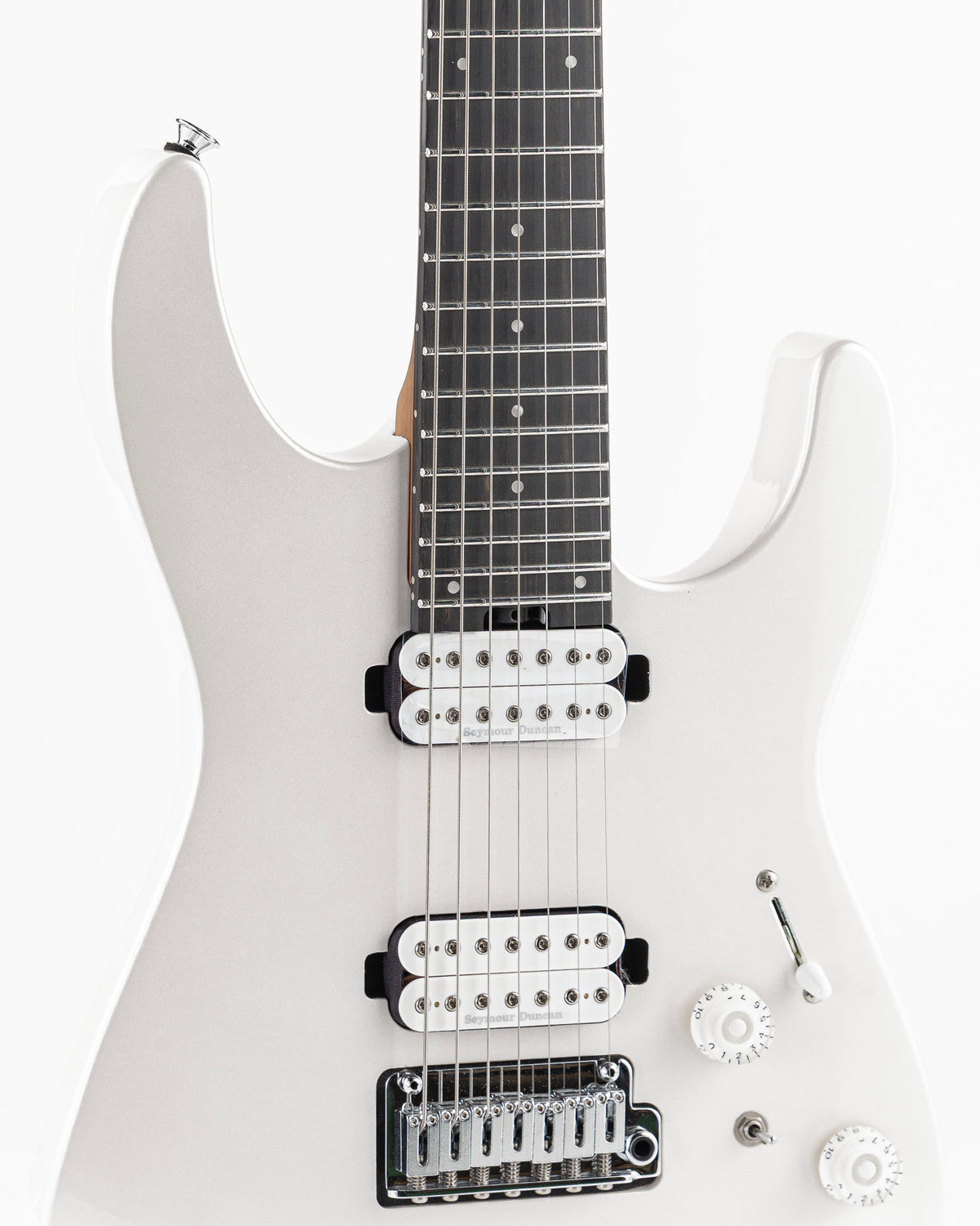 Charvel Pro-Mod Plus Limited Edition DK24-7 HH 2PT EB 7 String Electric Guitar - Celestial Silk