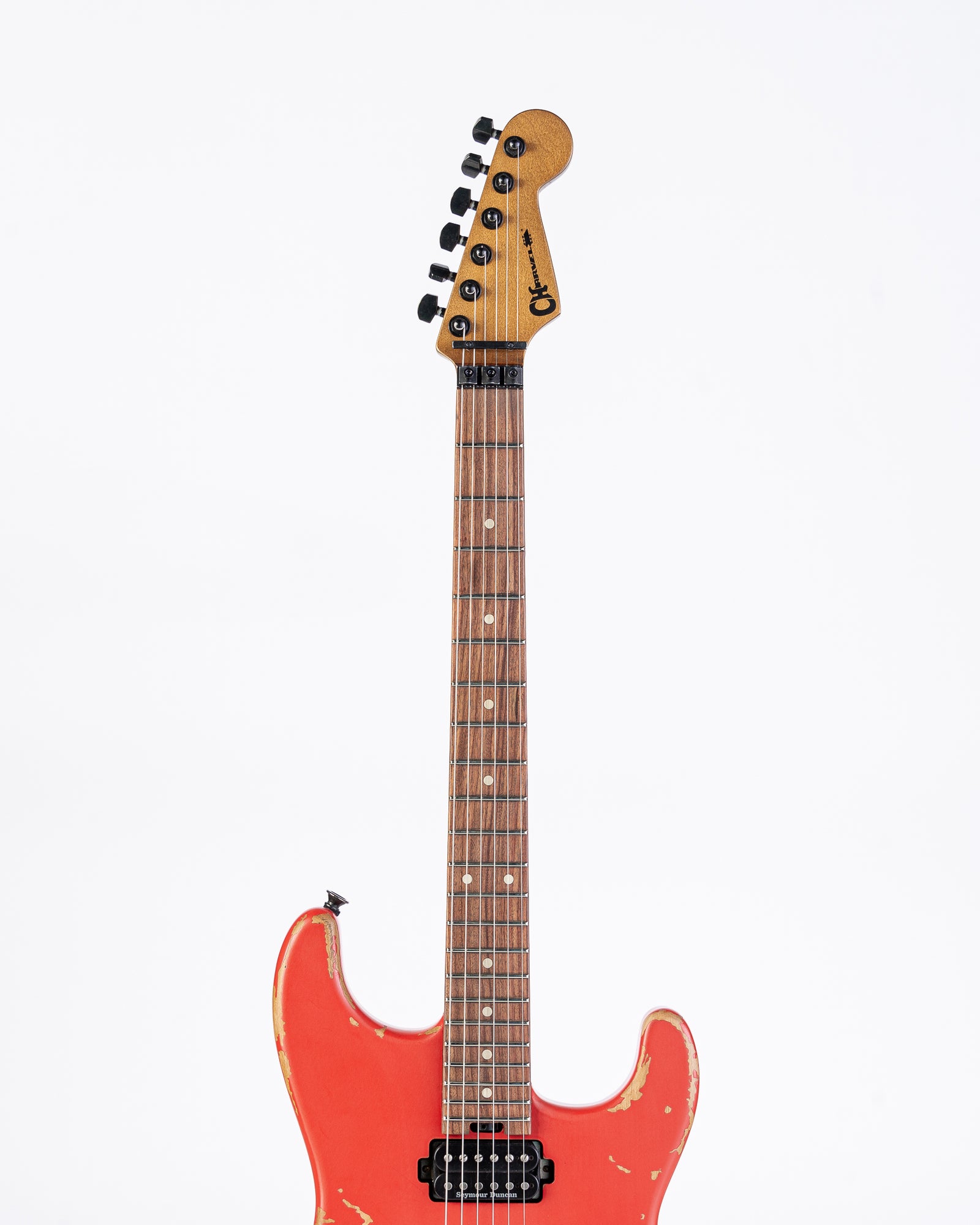 Charvel Pro-Mod Relic San Dimas Style 1 HH FR PF Electric Guitar - Weathered Orange