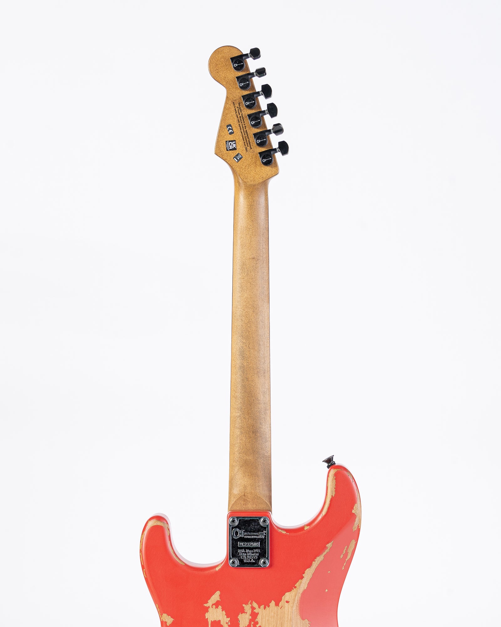 Charvel Pro-Mod Relic San Dimas Style 1 HH FR PF Electric Guitar - Weathered Orange