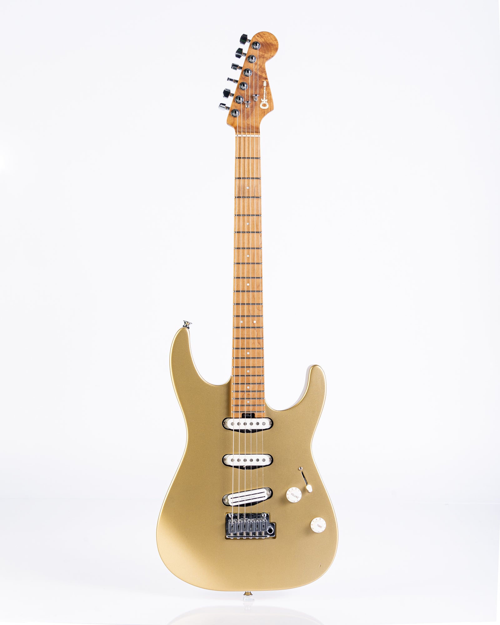 USED Charvel Pro-Mod DK22 SSS Pharaohs Gold - Rock City Music Co.