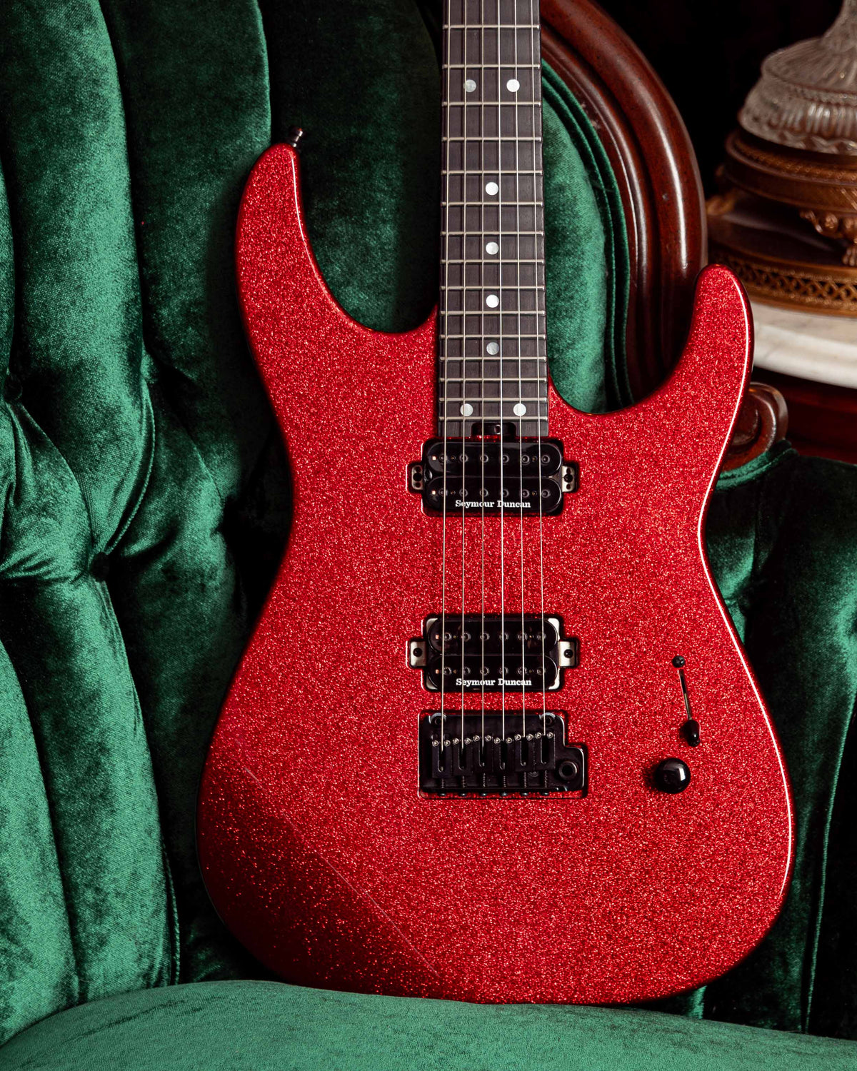 Charvel Custom Shop DK24 2H GT Electric Guitar - Red Sparkle