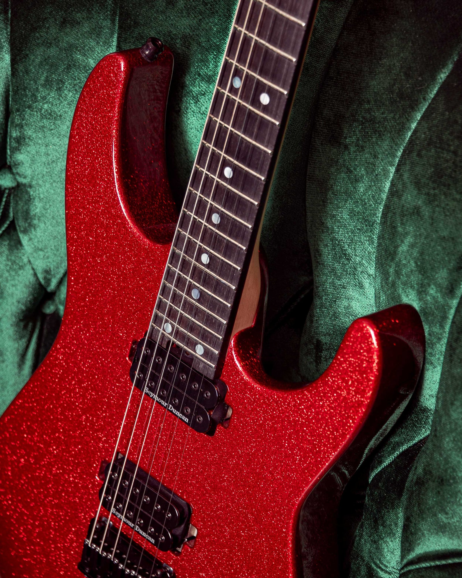 Charvel Custom Shop DK24 2H GT Electric Guitar - Red Sparkle