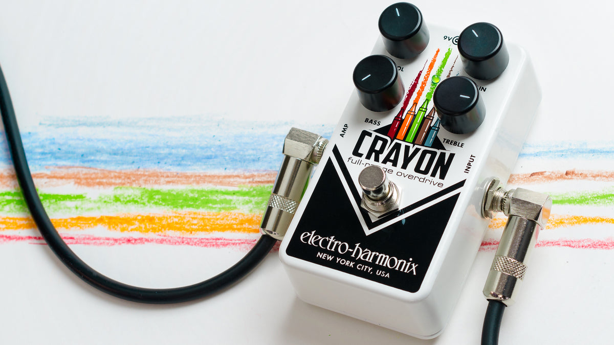 Electro-Harmonix Crayon Overdrive Full-Range Overdrive Guitar Pedal