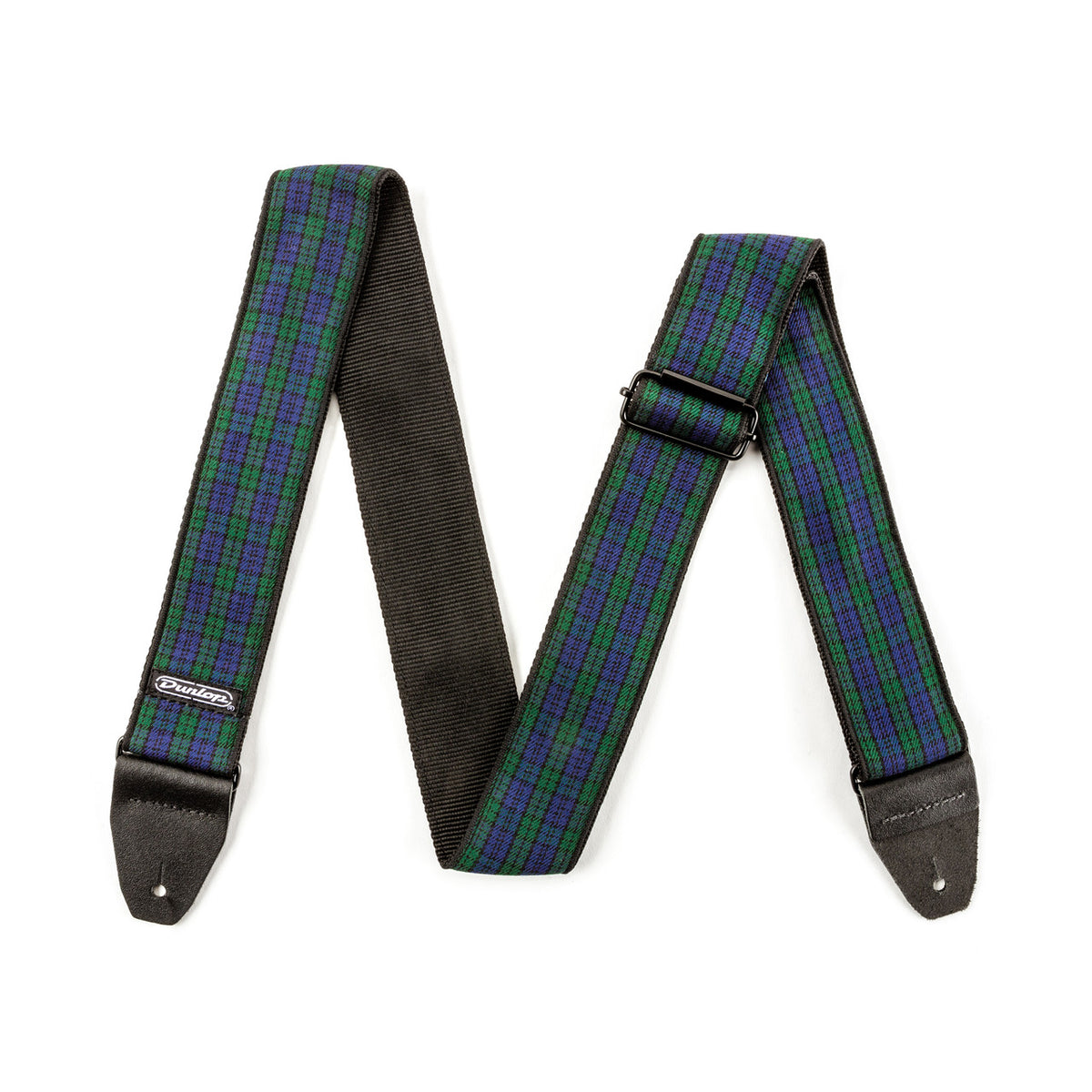 Dunlop D6731 Jacquard Guitar Strap/Bass Strap - Black Watch Plaid