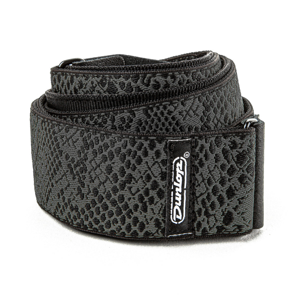 Dunlop D6732 Jacquard Guitar Strap/Bass Strap - Black Serpentine