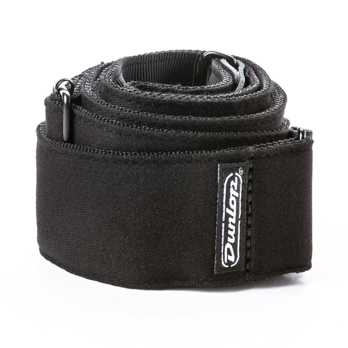 Dunlop D67-33 Jacquard Plain Black Strap