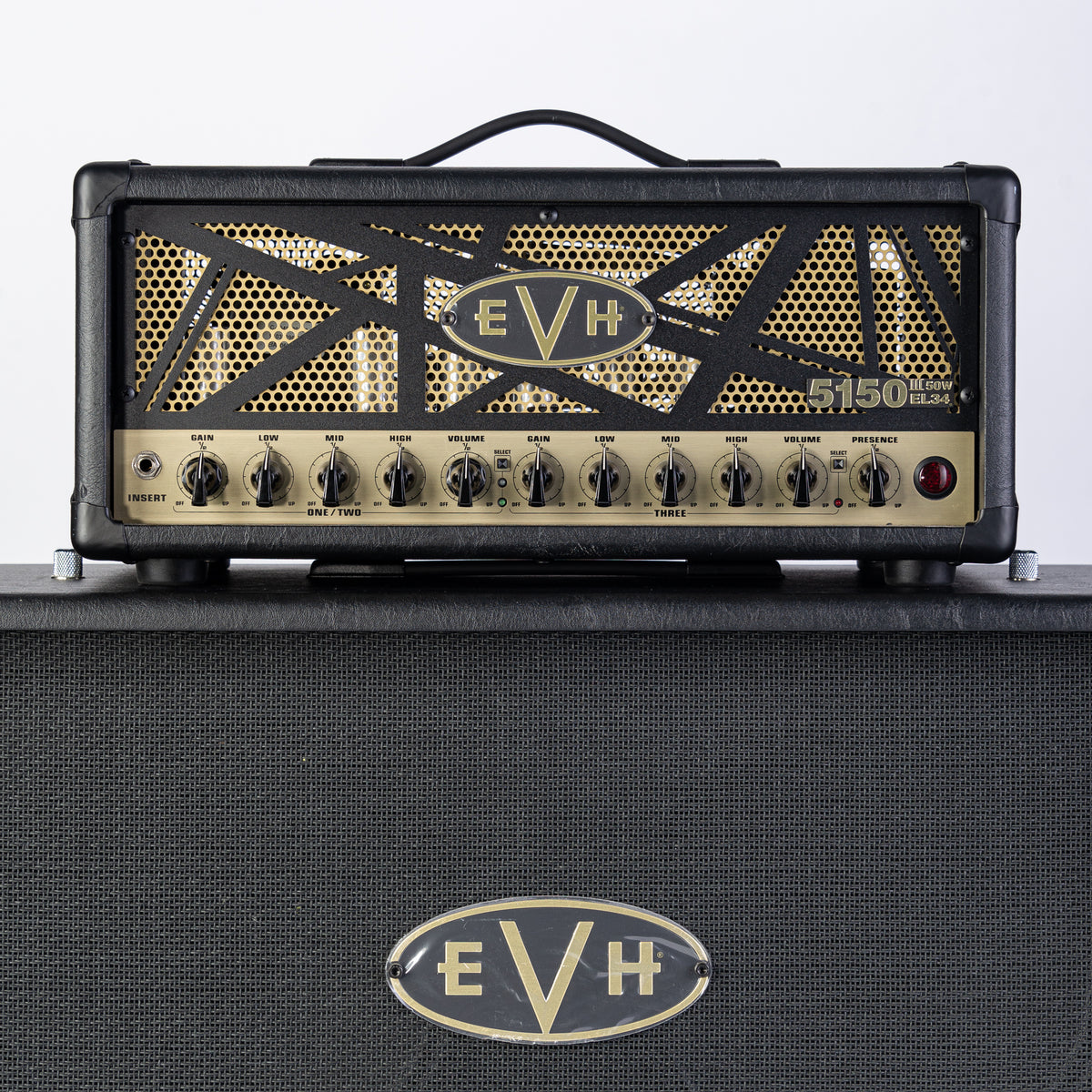 USED EVH 5150 III EL34 50 Watt Head + EVH 5150III 2x12 Cabinet