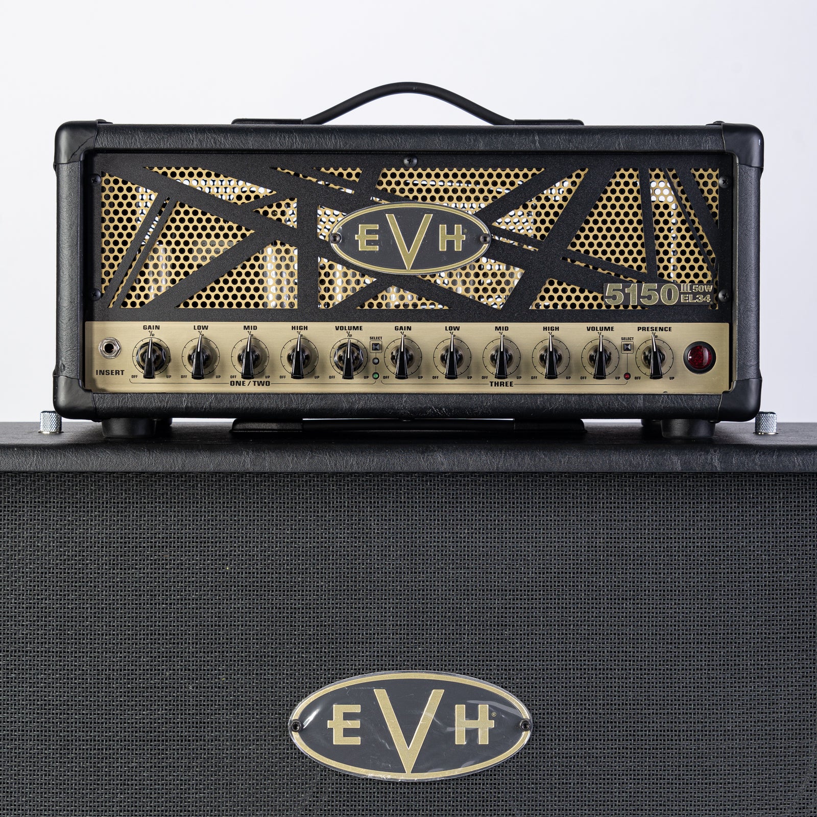 USED EVH 5150 III EL34 50 Watt Head + EVH 5150III 2x12 Cabinet
