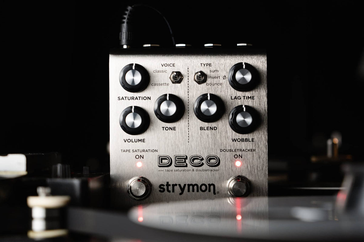 Strymon Deco V2 Tape Saturation and Double Tracker Stereo Delay Guitar Pedal