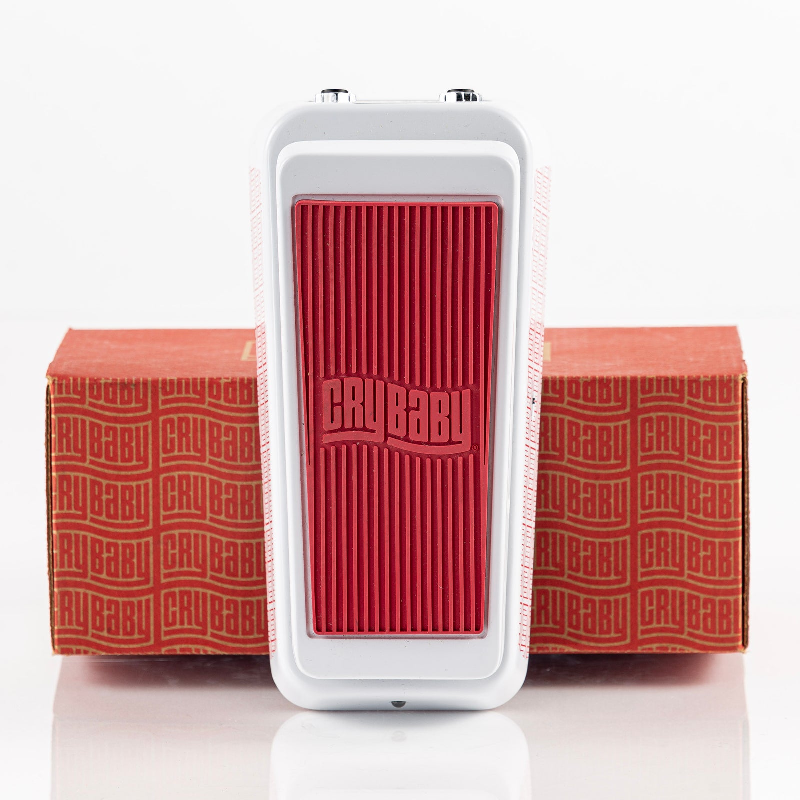USED Dunlop CBJ95SW Cry Baby Junior Wah Guitar Pedal - Special Edition White