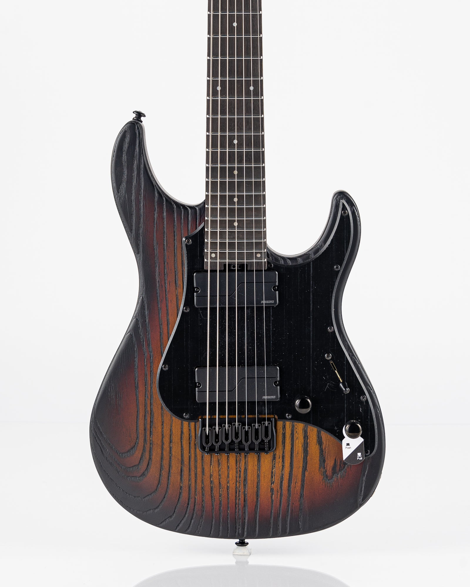 ESP LTD SN-1007 7-String Baritone Electric Guitar - Fire Blast