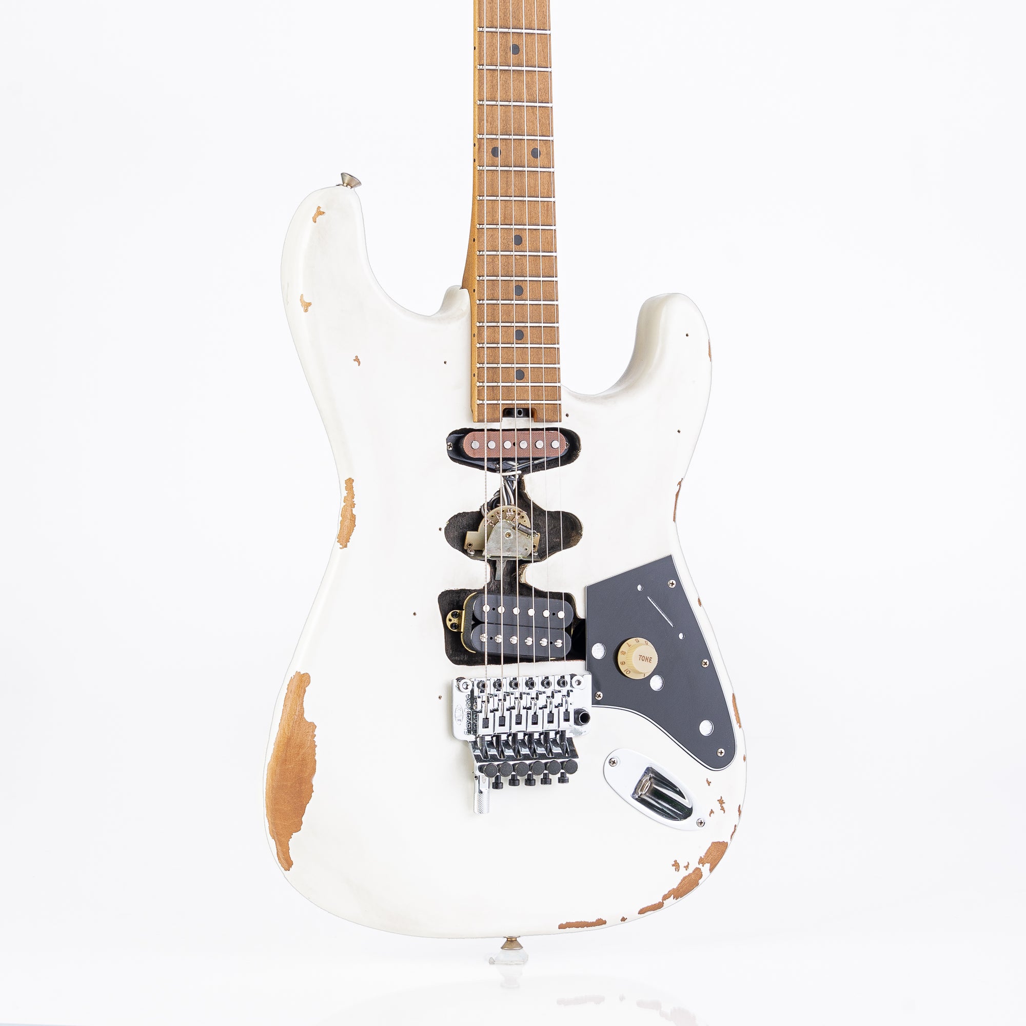 EVH Frankenstein Electric Guitar- Relic White