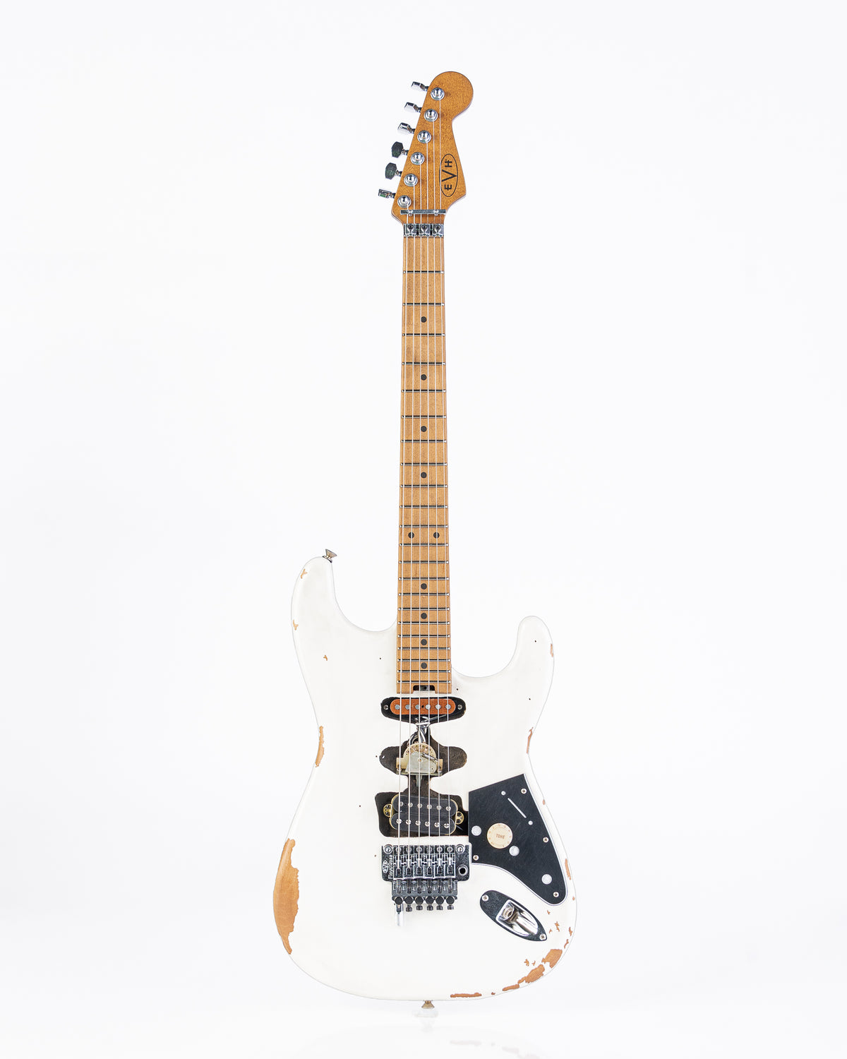 EVH Frankenstein Electric Guitar- Relic White