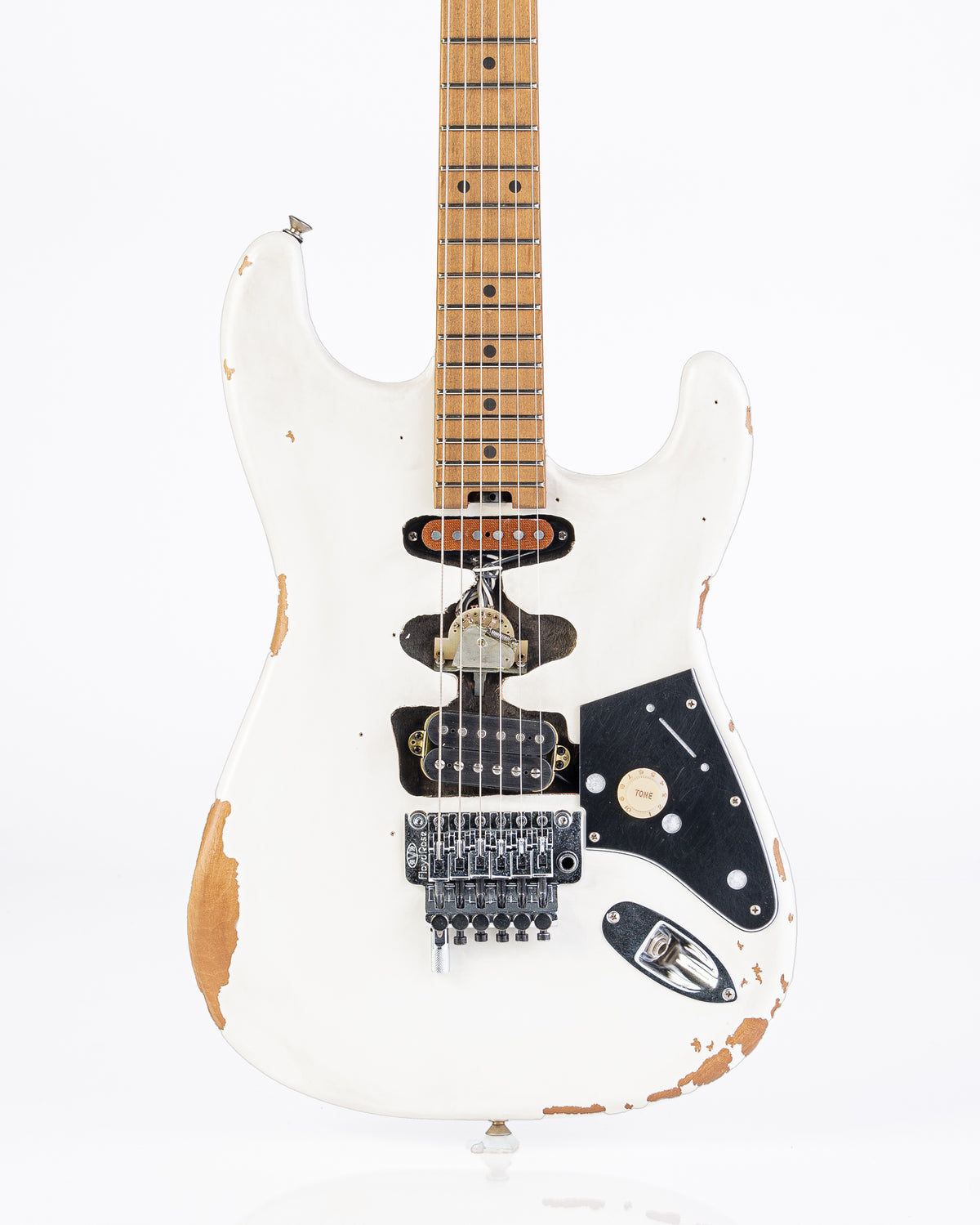 EVH Frankenstein Electric Guitar- Relic White