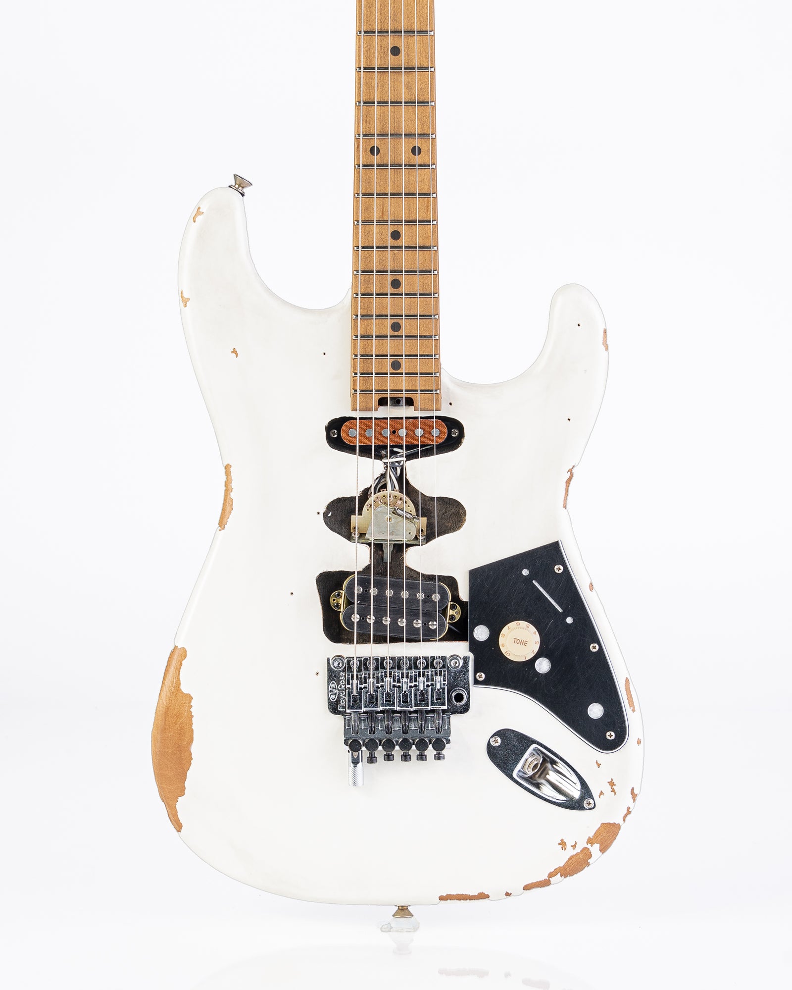 EVH Frankenstein Electric Guitar- Relic White