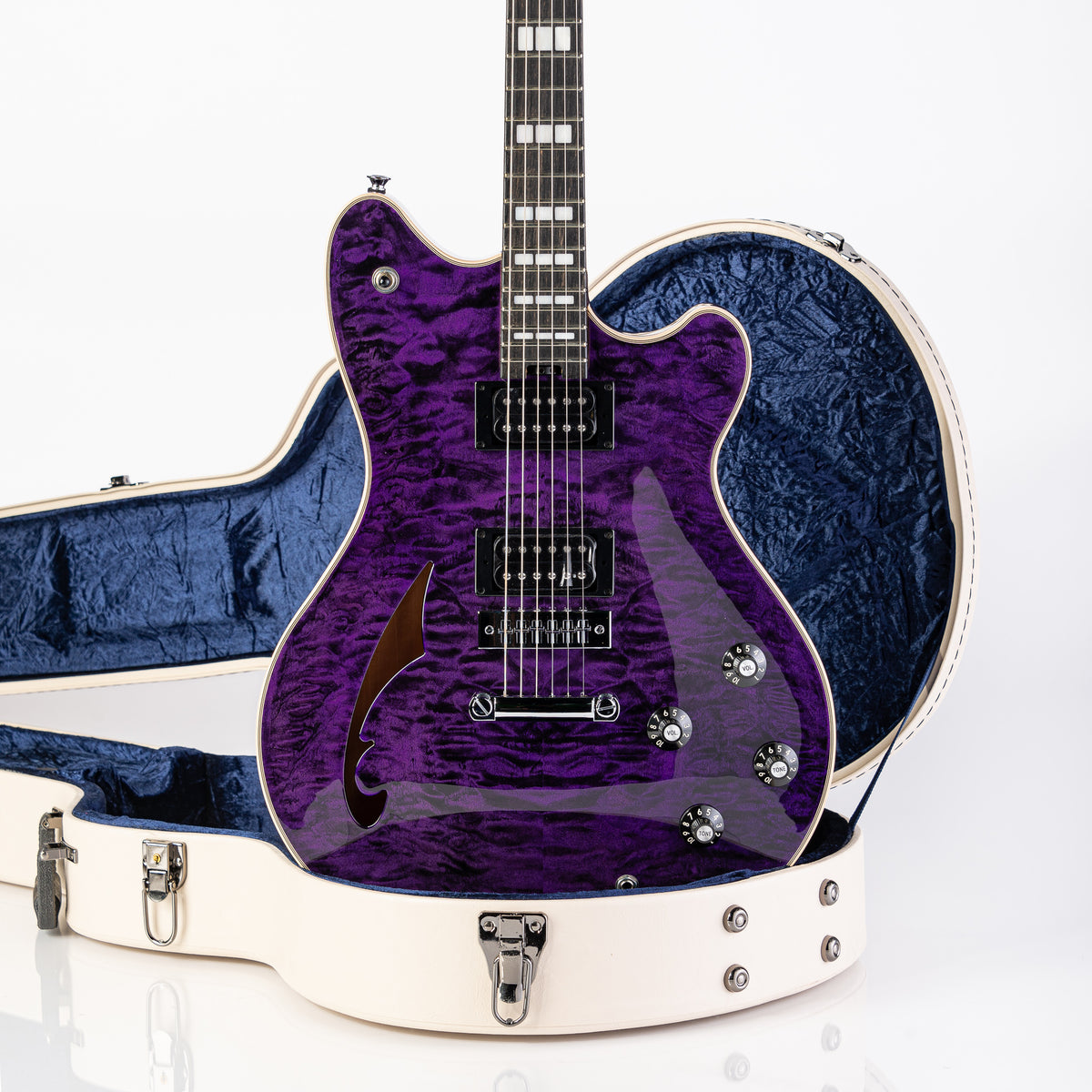 EVH SA-126 Special Quilted Maple Electric Guitar- Transparent Purple