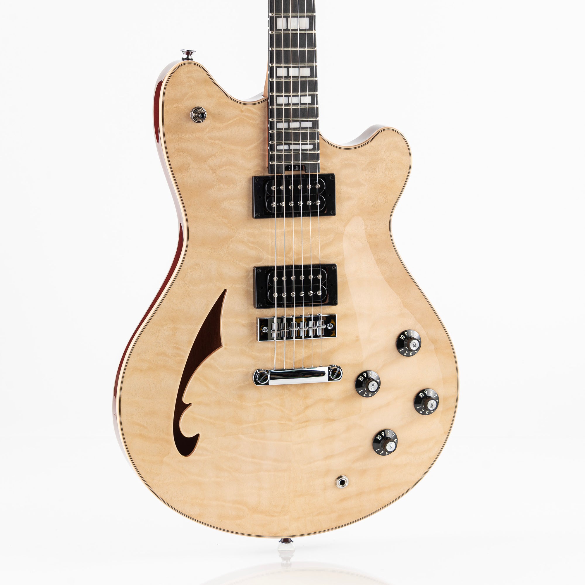 ギター EVH SA-126 Special Quilted Maple EVH SA-126 Special Quilted Maple Semi-Hollow Electric Guitar - El