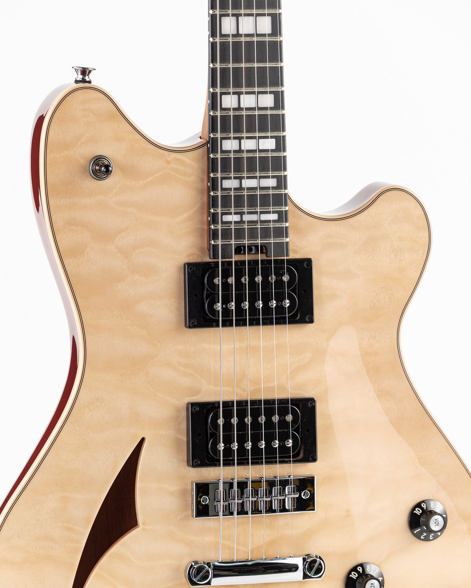 EVH SA-126 Special Quilted Maple Semi-Hollow Electric Guitar - El Natural