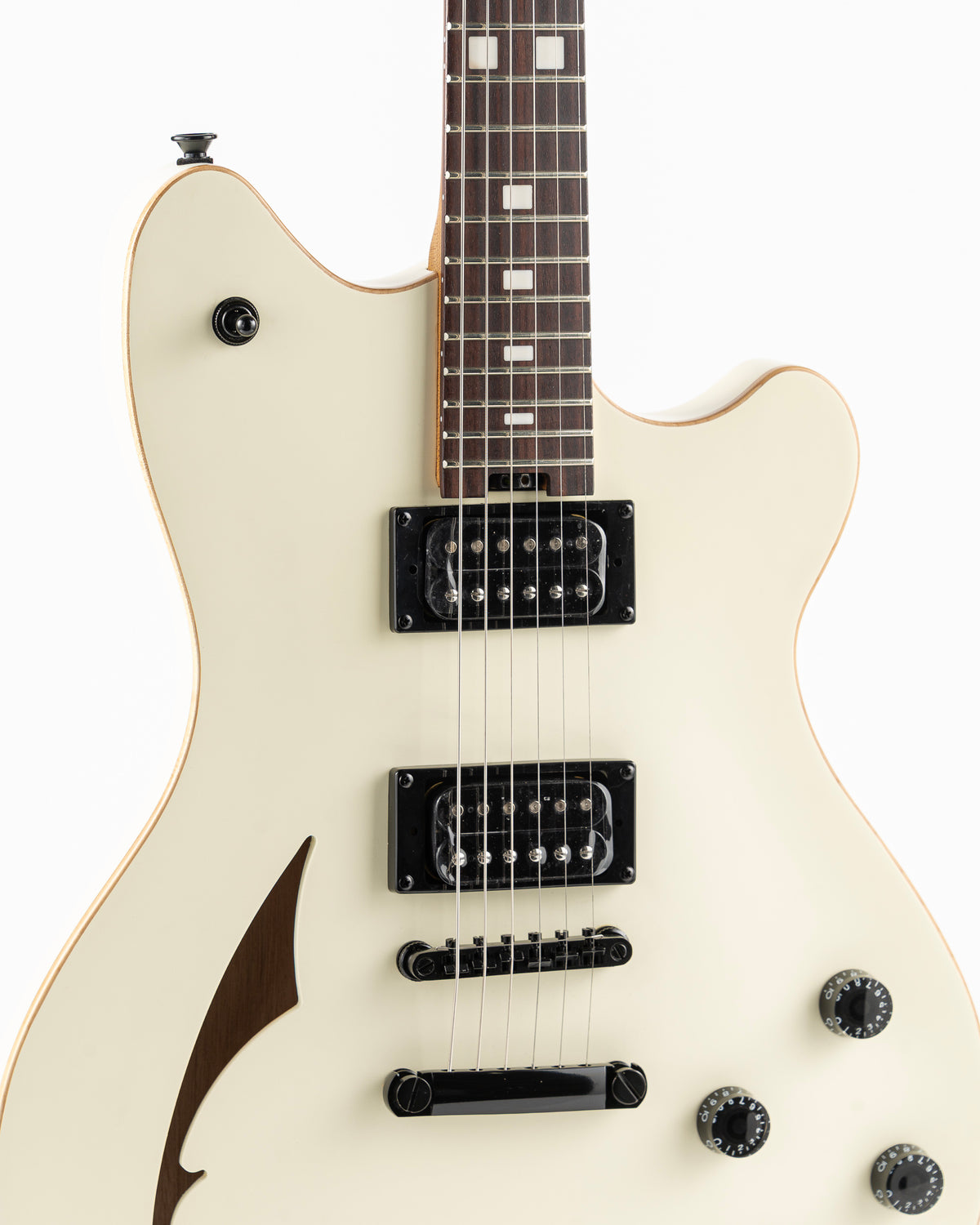 EVH SA-126 Standard Semi-Hollow Electric Guitar - Satin Vintage White