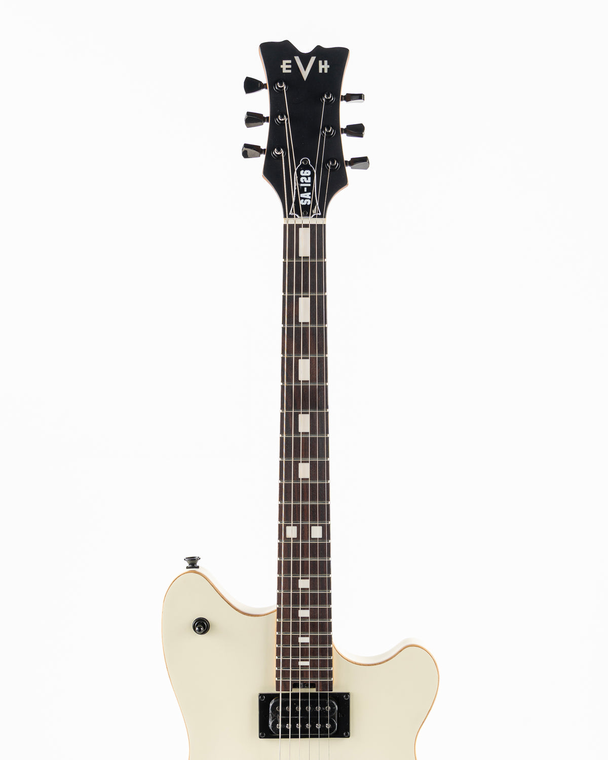 EVH SA-126 Standard Semi-Hollow Electric Guitar - Satin Vintage White