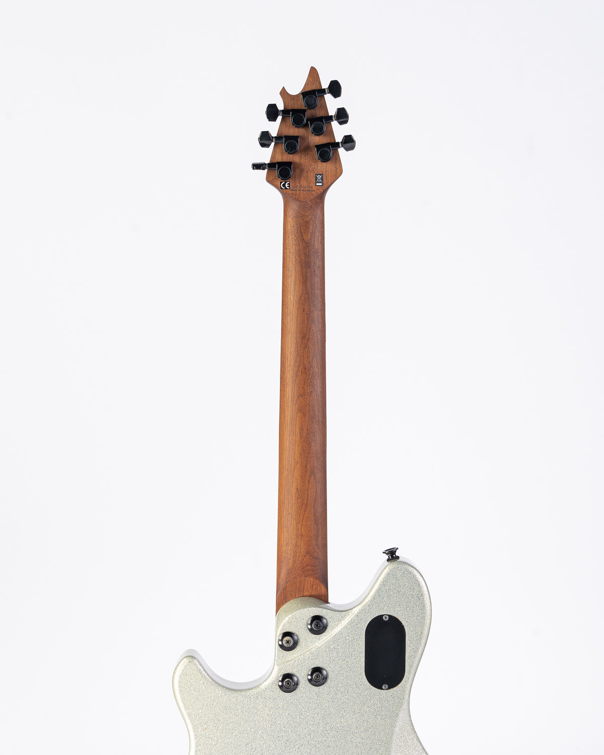 USED EVH Wolfgang Standard Silver Sparkle With D-Tuna and Hardshell Case