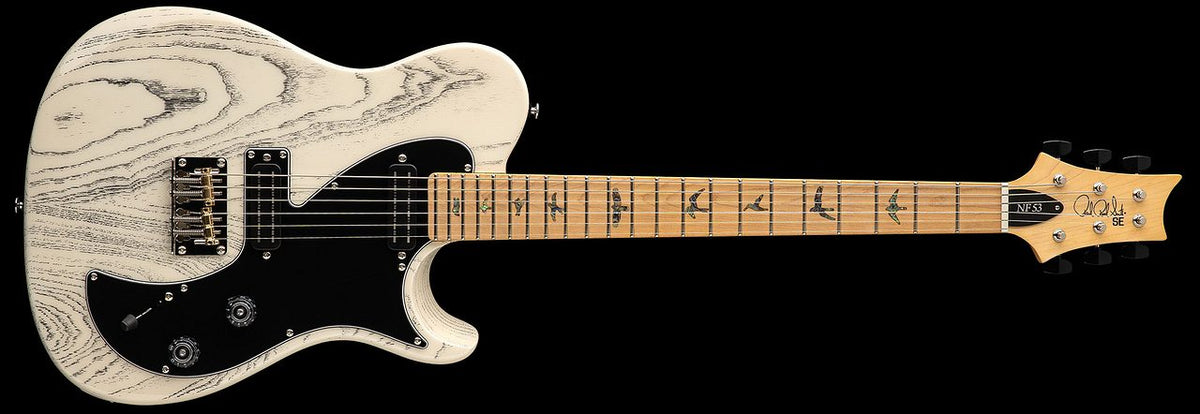 PRS SE NF 53 Electric Guitar - White Doghair