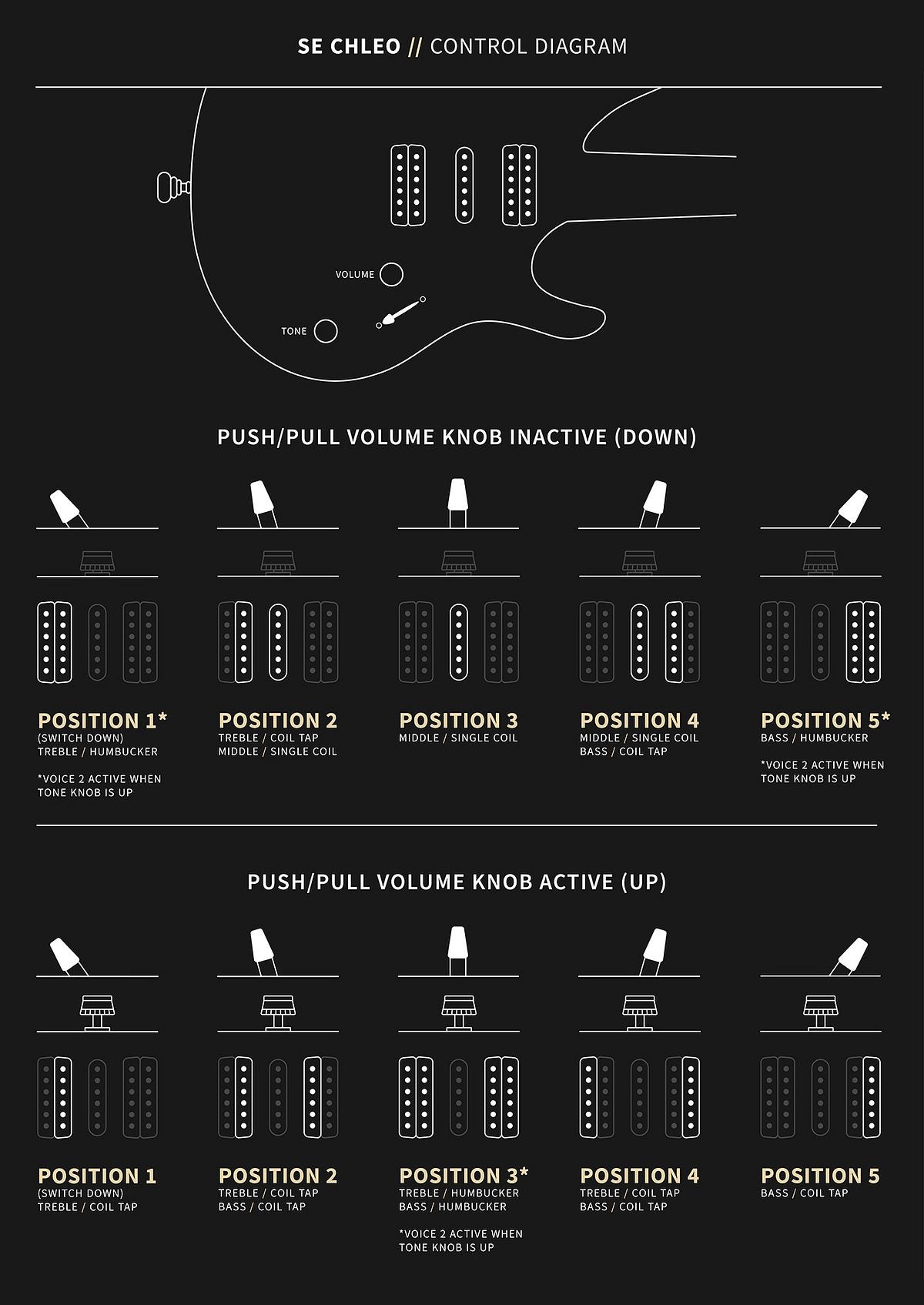 PRS SE Chleo Herman Li Signature Electric Guitar - Charcoal Purple Burst