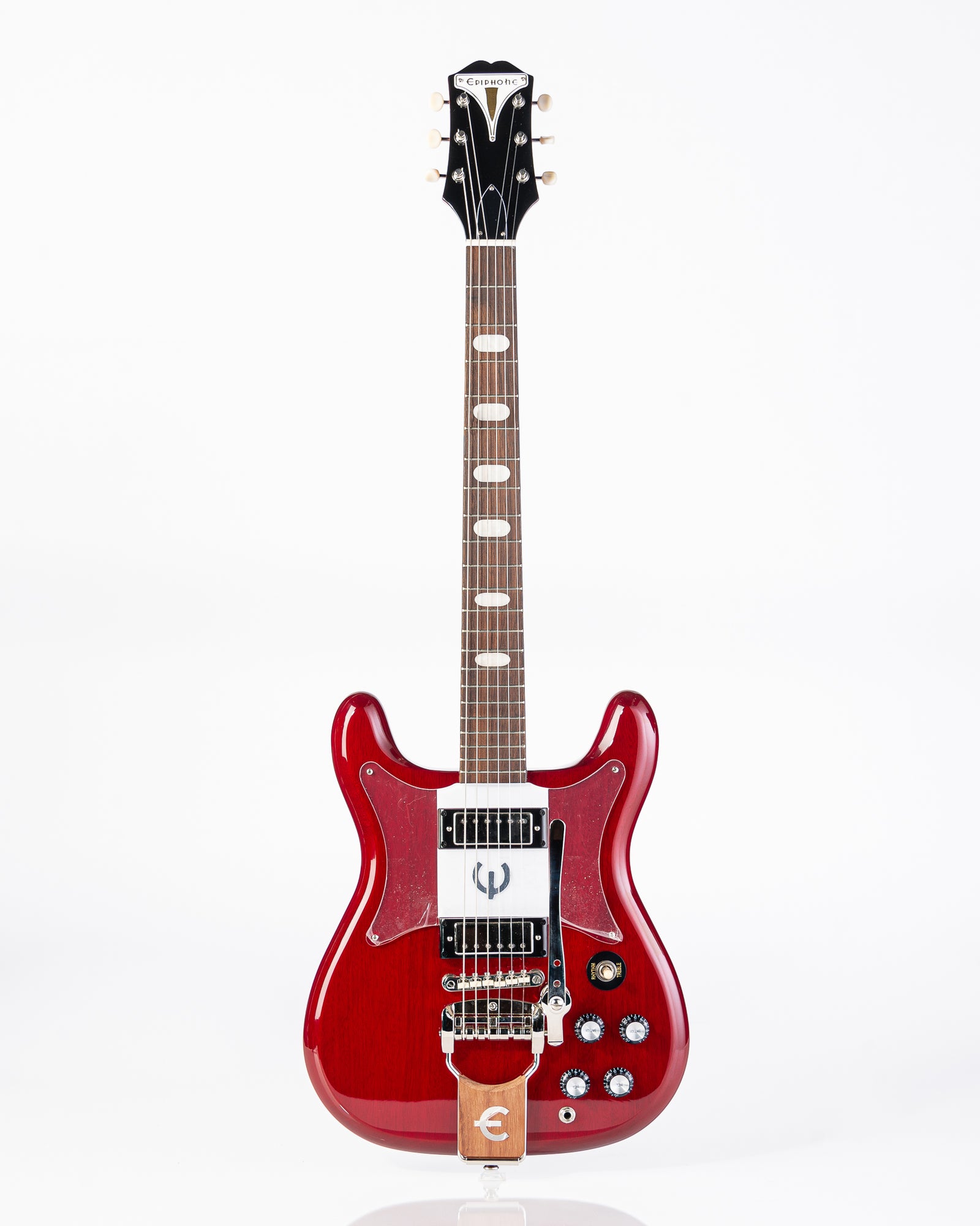 Epiphone 62' Reissue Crestwood Custom Tremtone Electric Guitar - Cherry