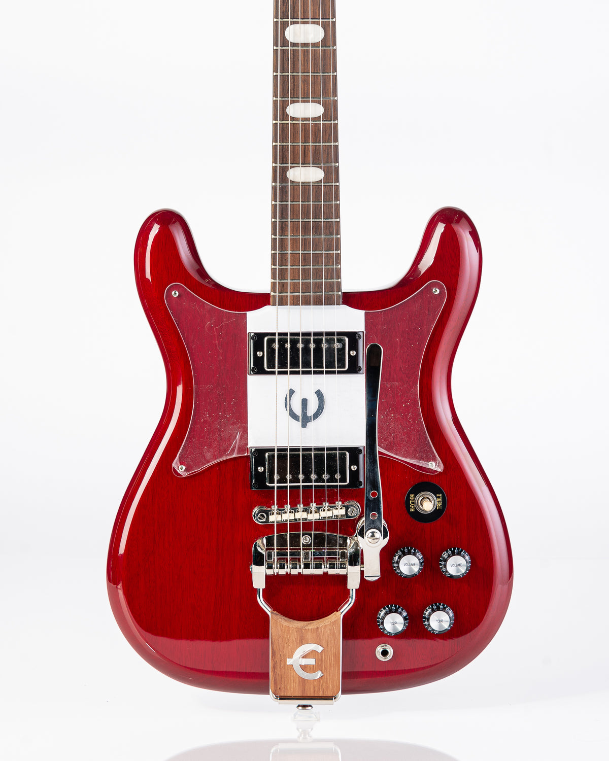 Epiphone 62' Reissue Crestwood Custom Tremtone Electric Guitar - Cherry