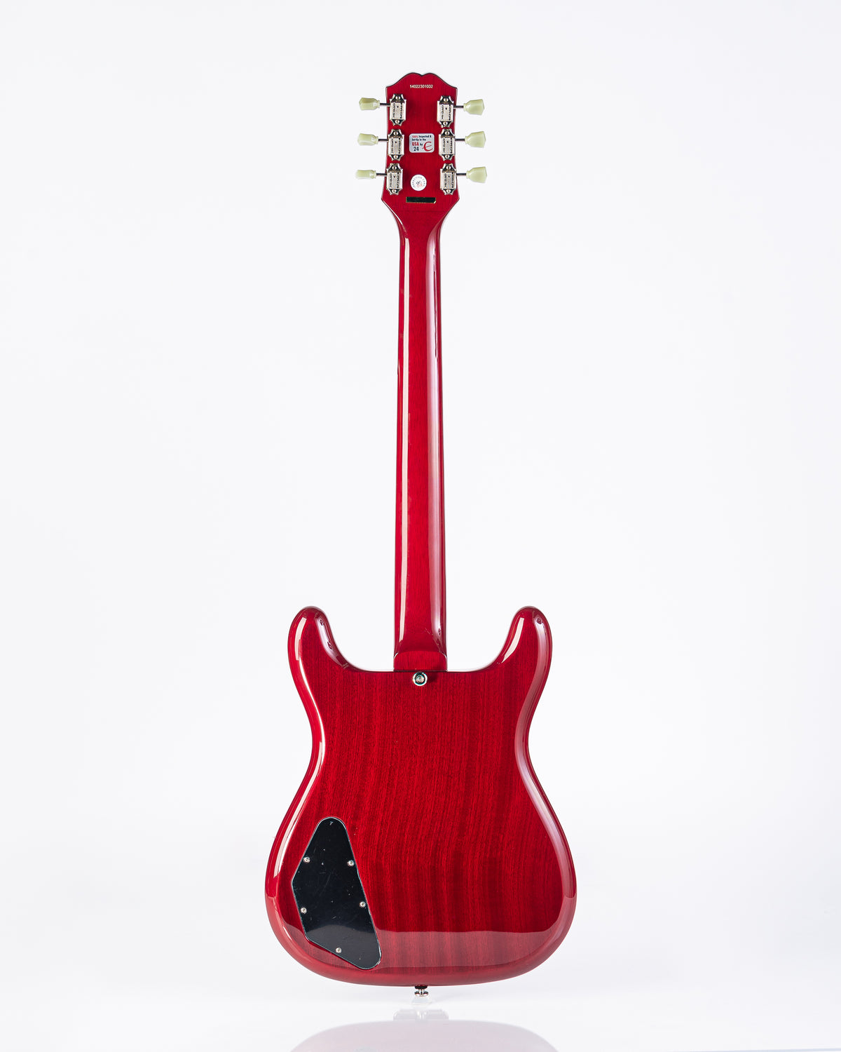 USED Epiphone 64' Reissue Crestwood Custom - Cherry with Hardshell Case