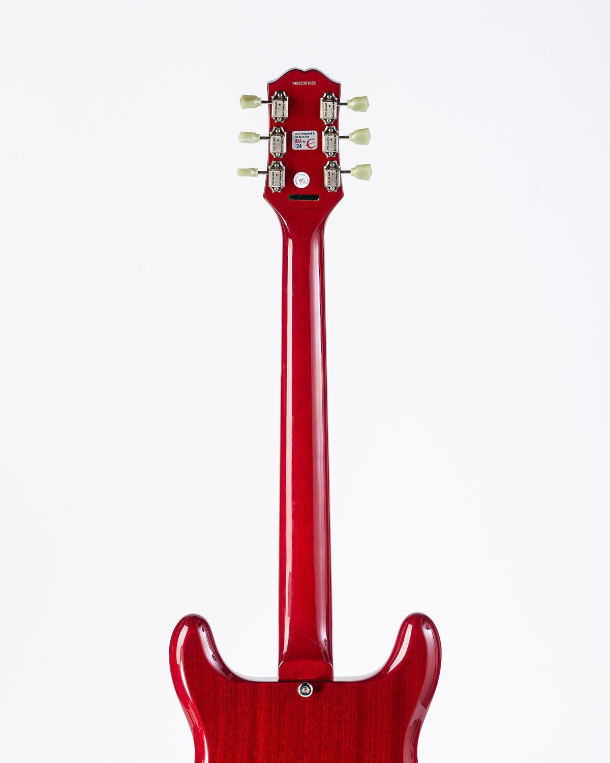 USED Epiphone 64' Reissue Crestwood Custom - Cherry with Hardshell Case