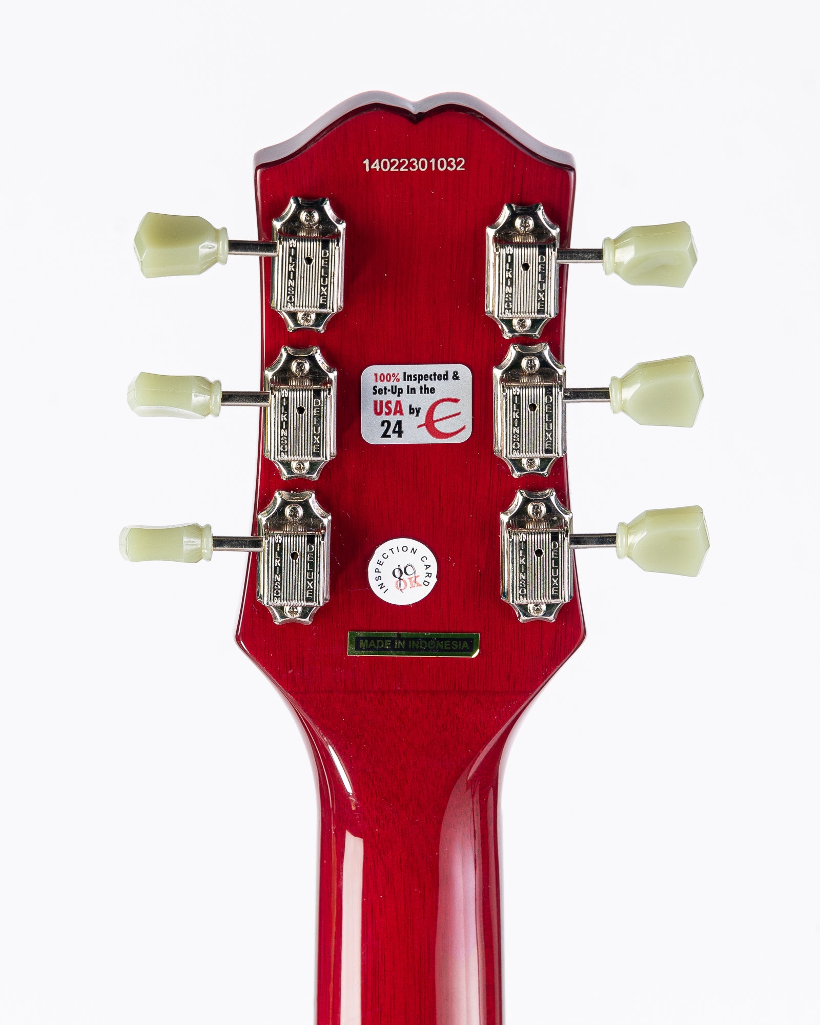 USED Epiphone 64' Reissue Crestwood Custom - Cherry with Hardshell Case