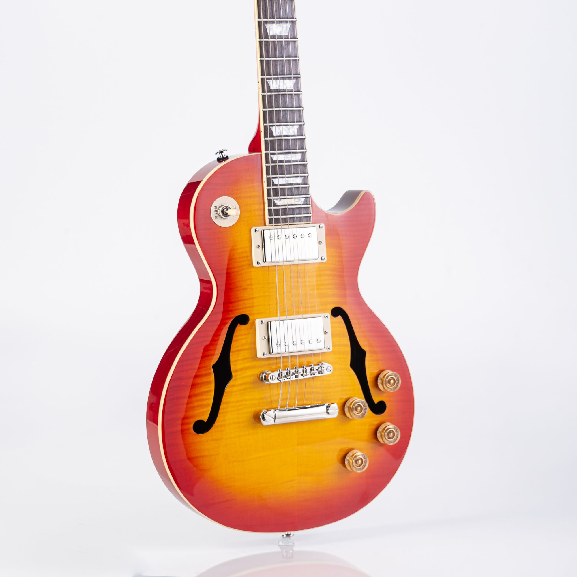 USED Epiphone Les Paul Florentine PRO Faded Cherry Burst W/Gibson Gig Bag