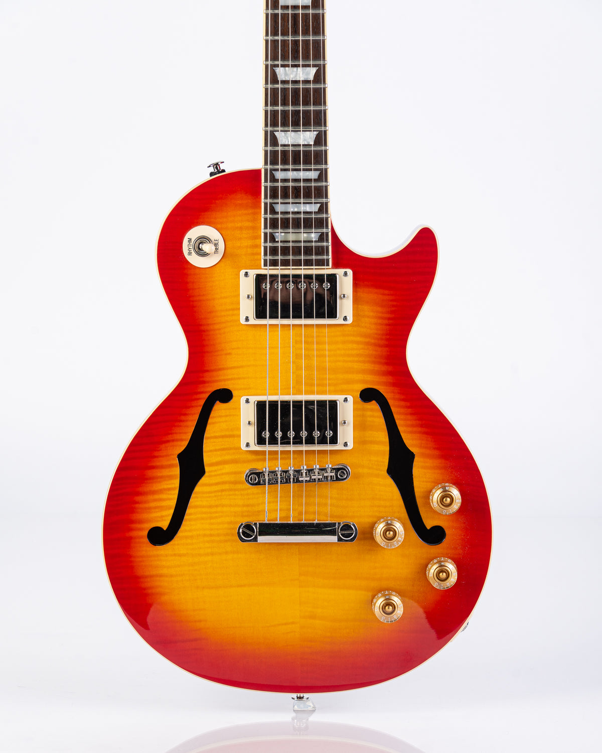 USED Epiphone Les Paul Florentine PRO Faded Cherry Burst W/Gibson Gig Bag