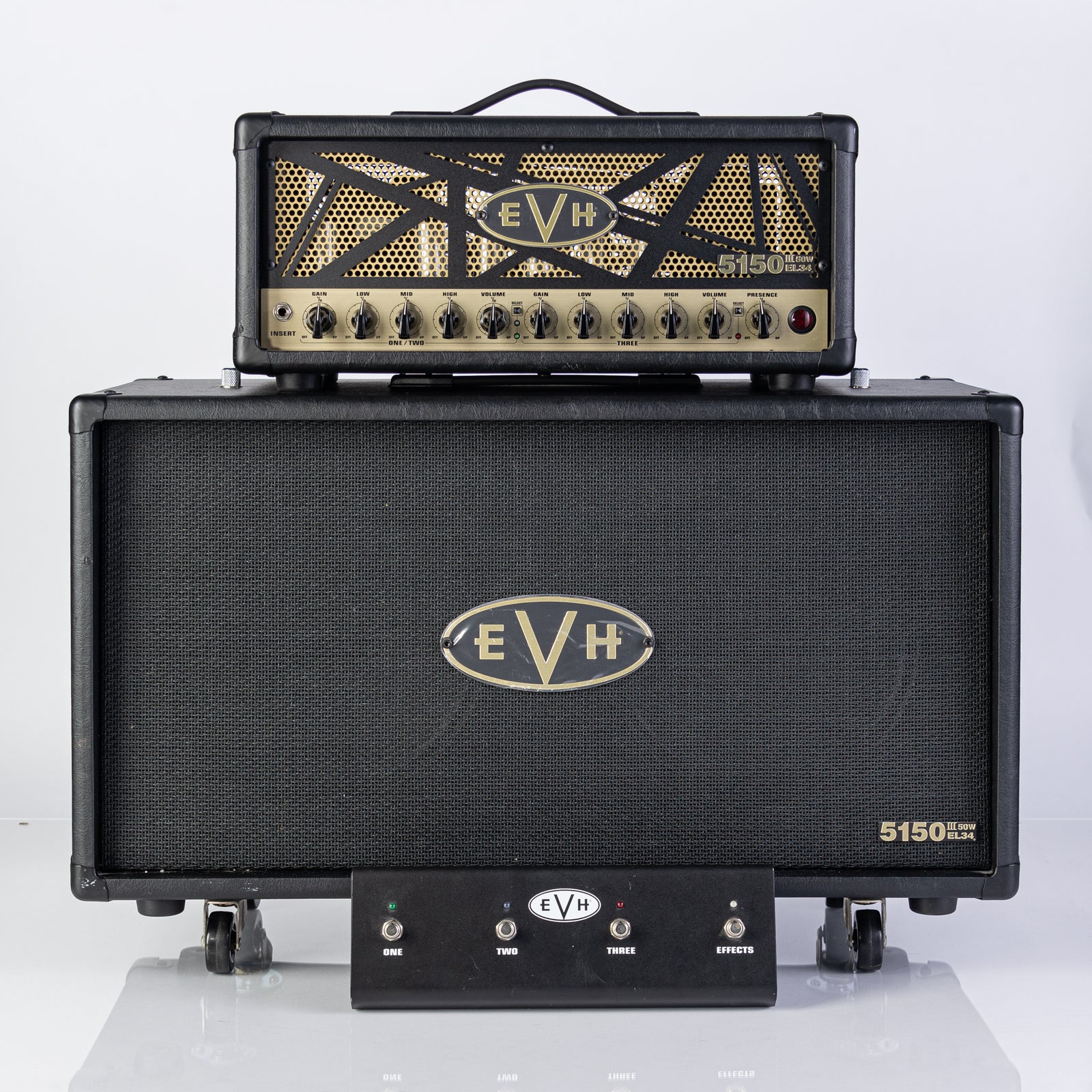 USED EVH 5150 III EL34 50 Watt Head + EVH 5150III 2x12 Cabinet