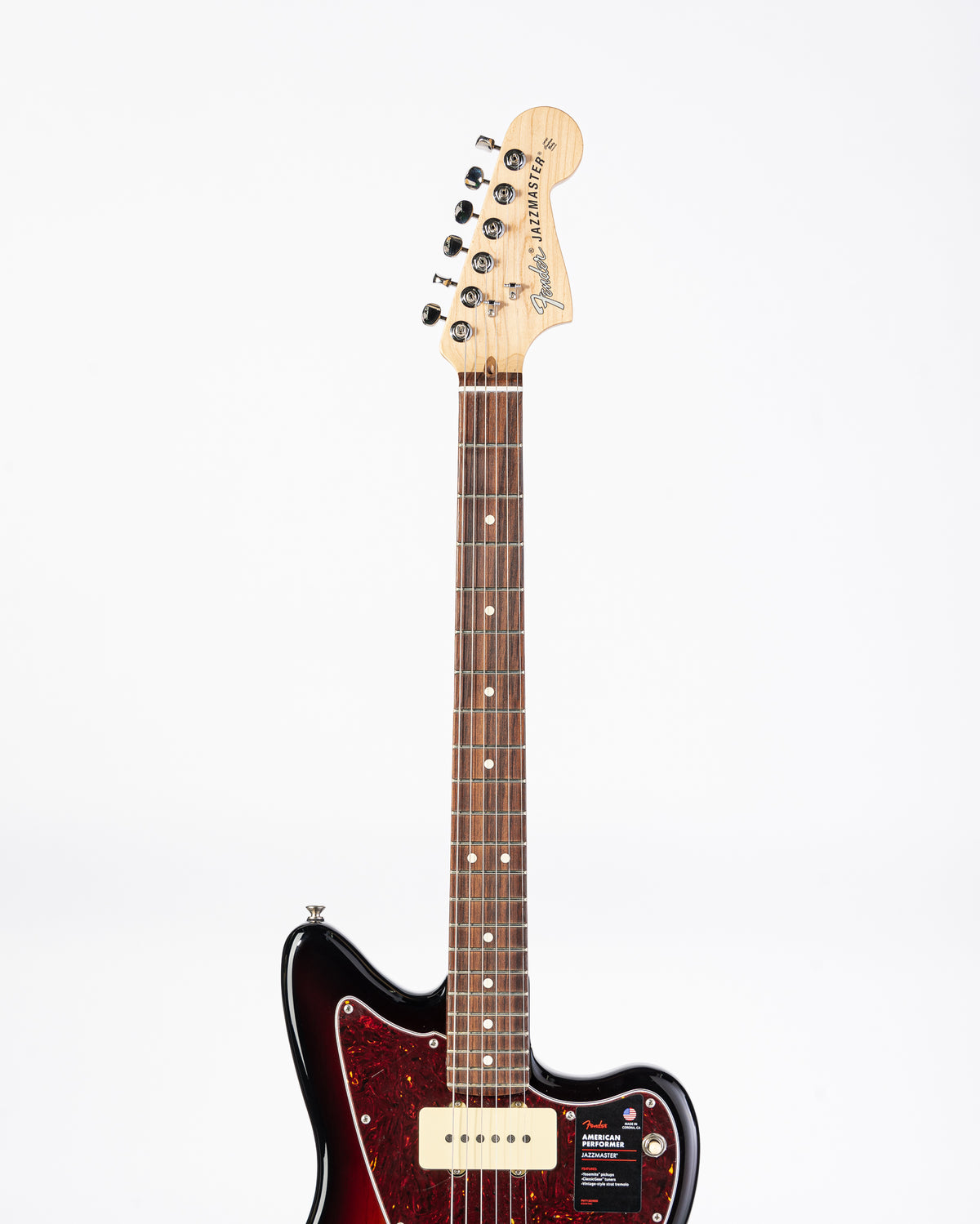 Fender American Performer Jazzmaster Rosewood Electric Guitar- 3-Tone Sunburst